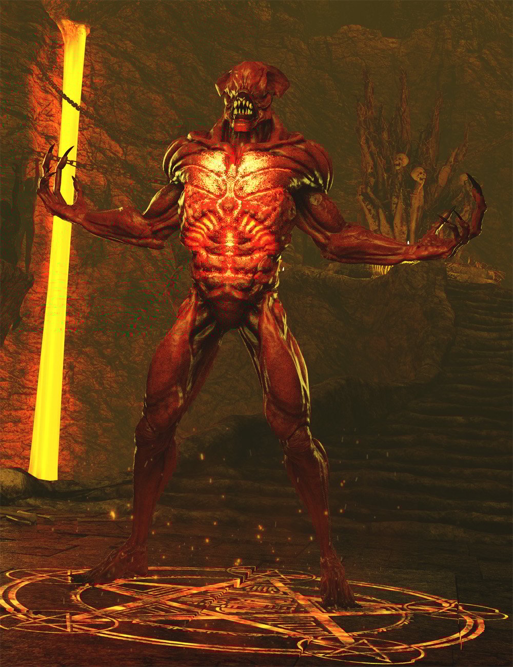Doom Demon HD for Genesis 8 Male Doom Demon HD for Genesis 8 Male by: Josh Crockett, 3D Models by Daz 3D