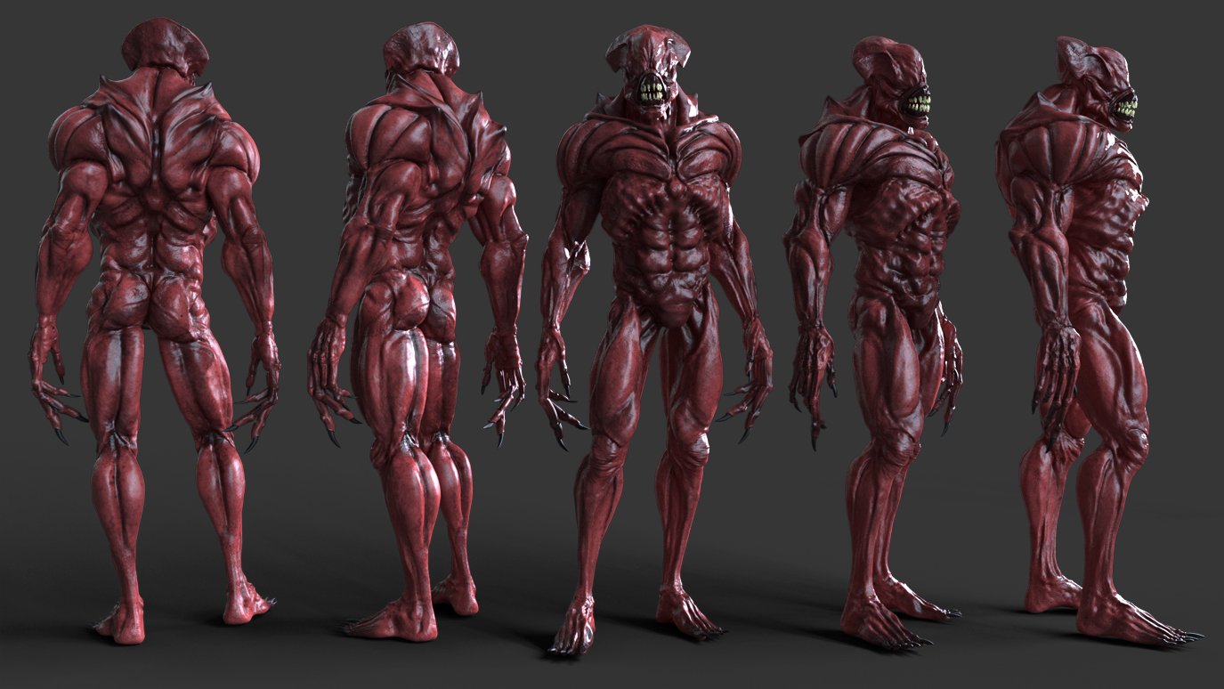 Doom Demon HD for Genesis 8 Male by: Josh Crockett, 3D Models by Daz 3D