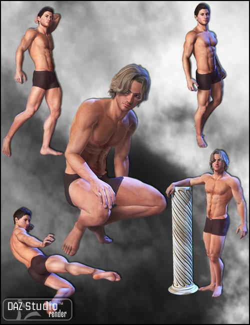 Variety for M4 by: Muscleman, 3D Models by Daz 3D