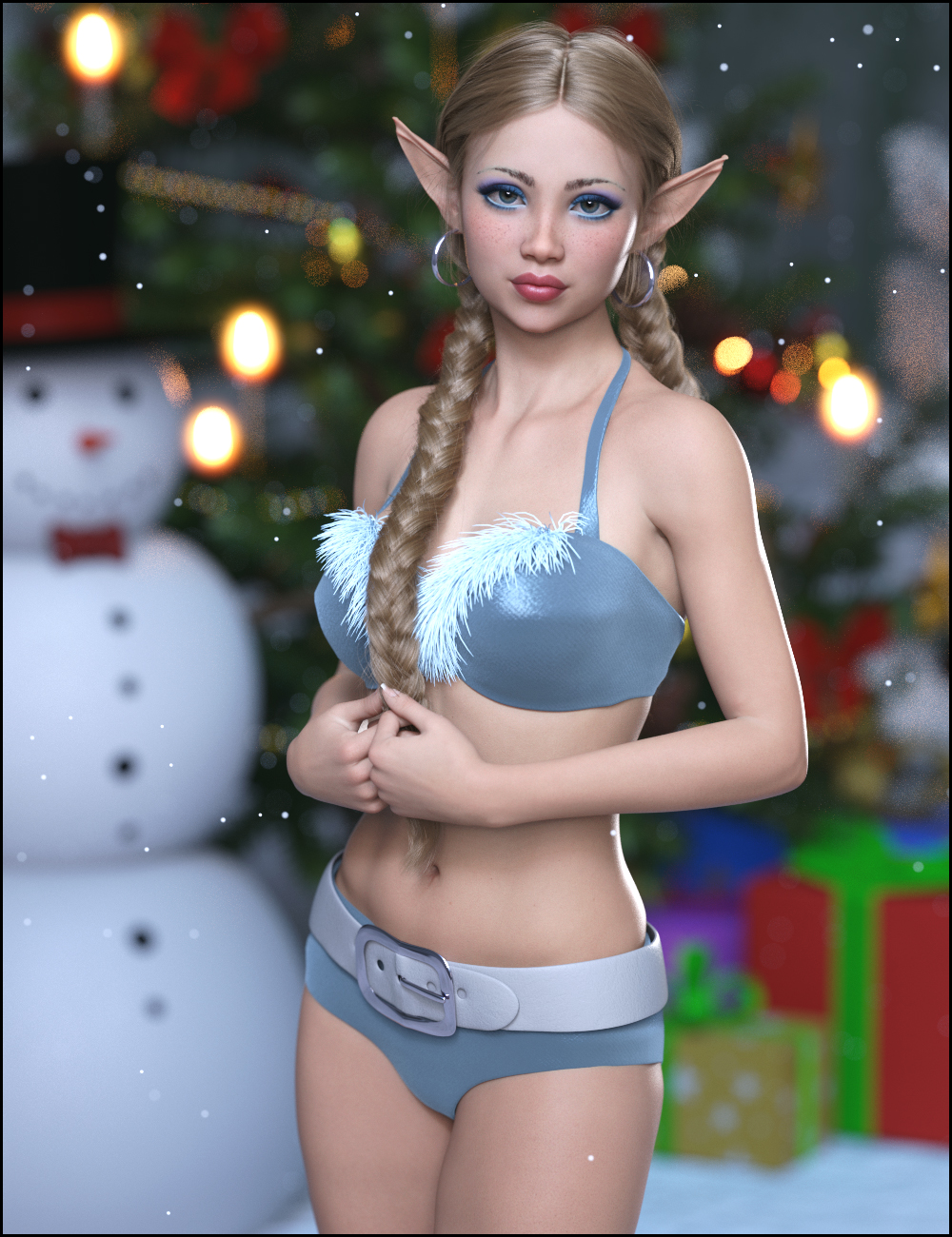 Jingle and Belle for Topsy 8 and Genesis 8 Female by: JessaiiDemonicaEvilius, 3D Models by Daz 3D