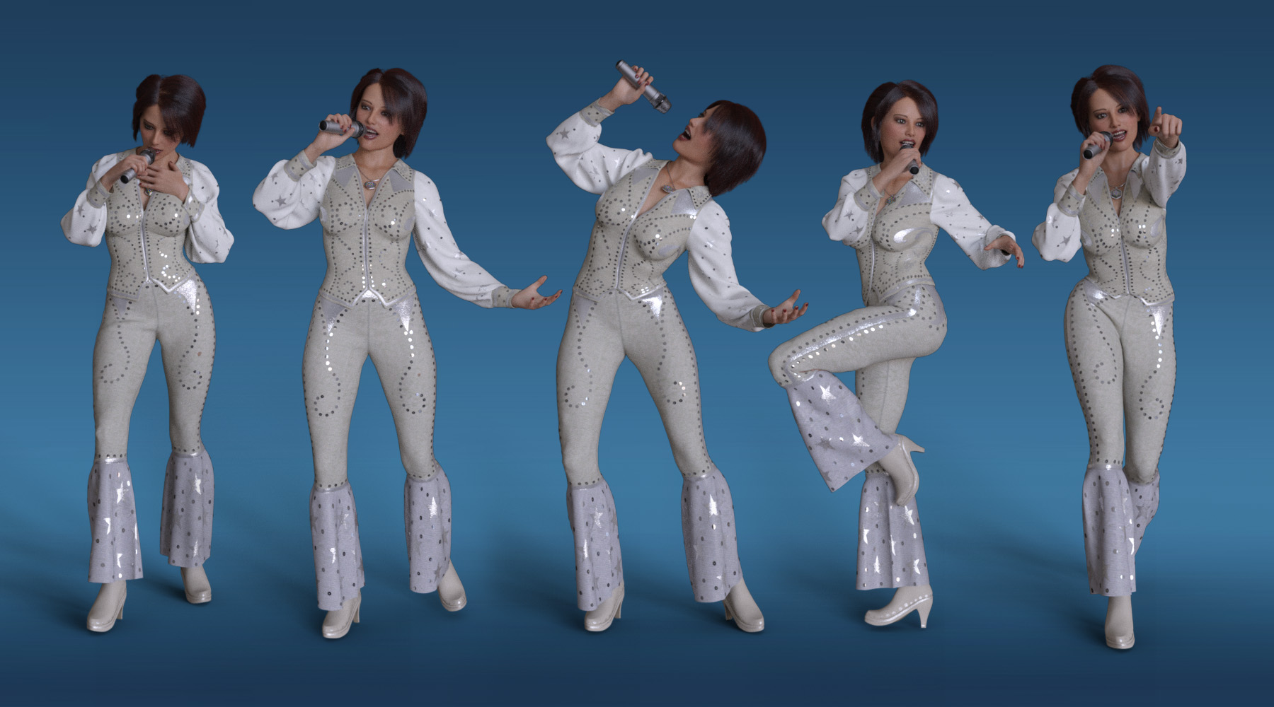 Becs Stage Poses for Genesis 8 Females