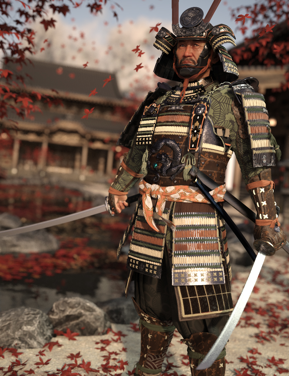 Shogun HD Textures by: Luthbellina, 3D Models by Daz 3D