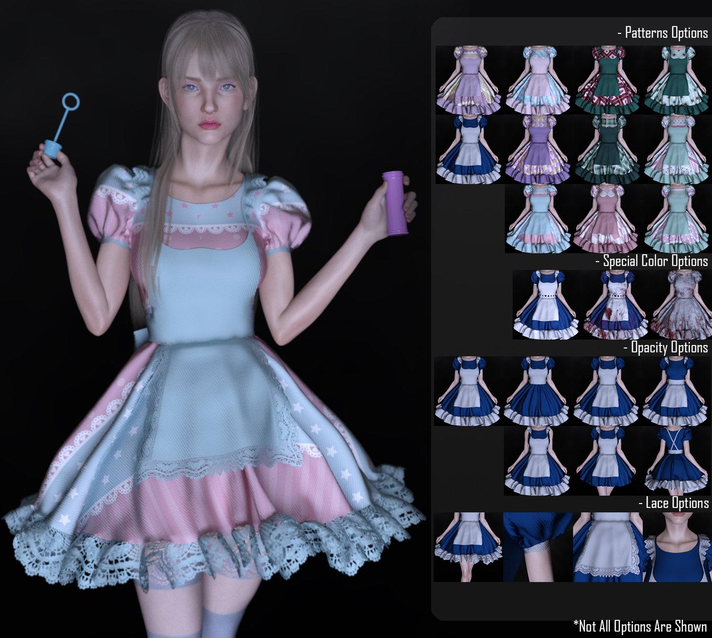 Alice And Her Outfit For Genesis 8 Female by: Belladona, 3D Models by Daz 3D