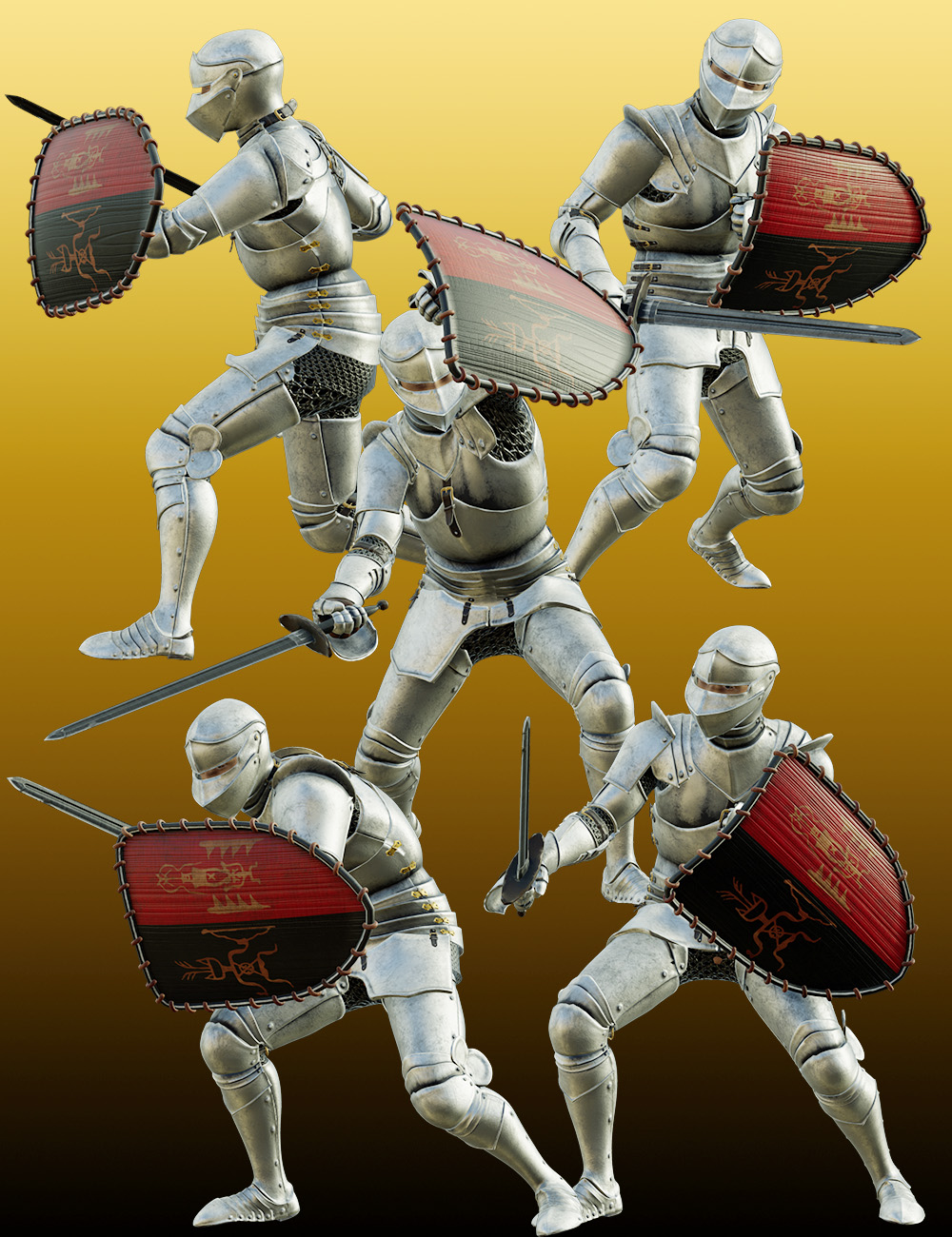 The Western Knight Fighting Poses for Genesis 8 Males The Western Knight Fighting Poses for Genesis 8 Males by: Jerry Jang, 3D Models by Daz 3D