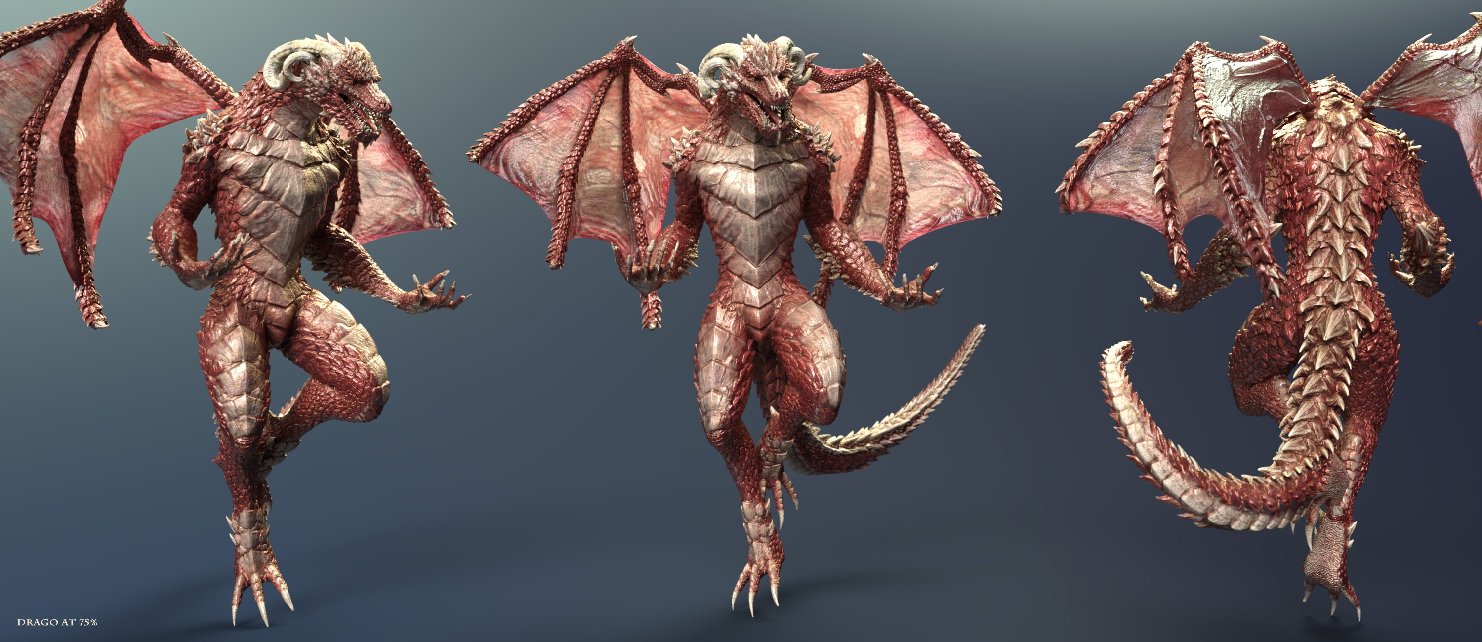 Drago for Genesis 8 Male(s) by: JoeQuick, 3D Models by Daz 3D