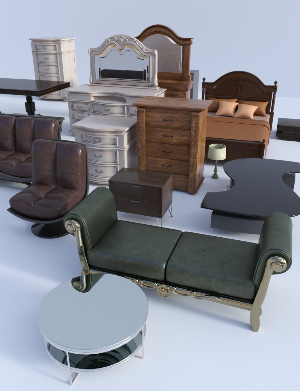 FG Furniture Set by: Fugazi1968Ironman, 3D Models by Daz 3D
