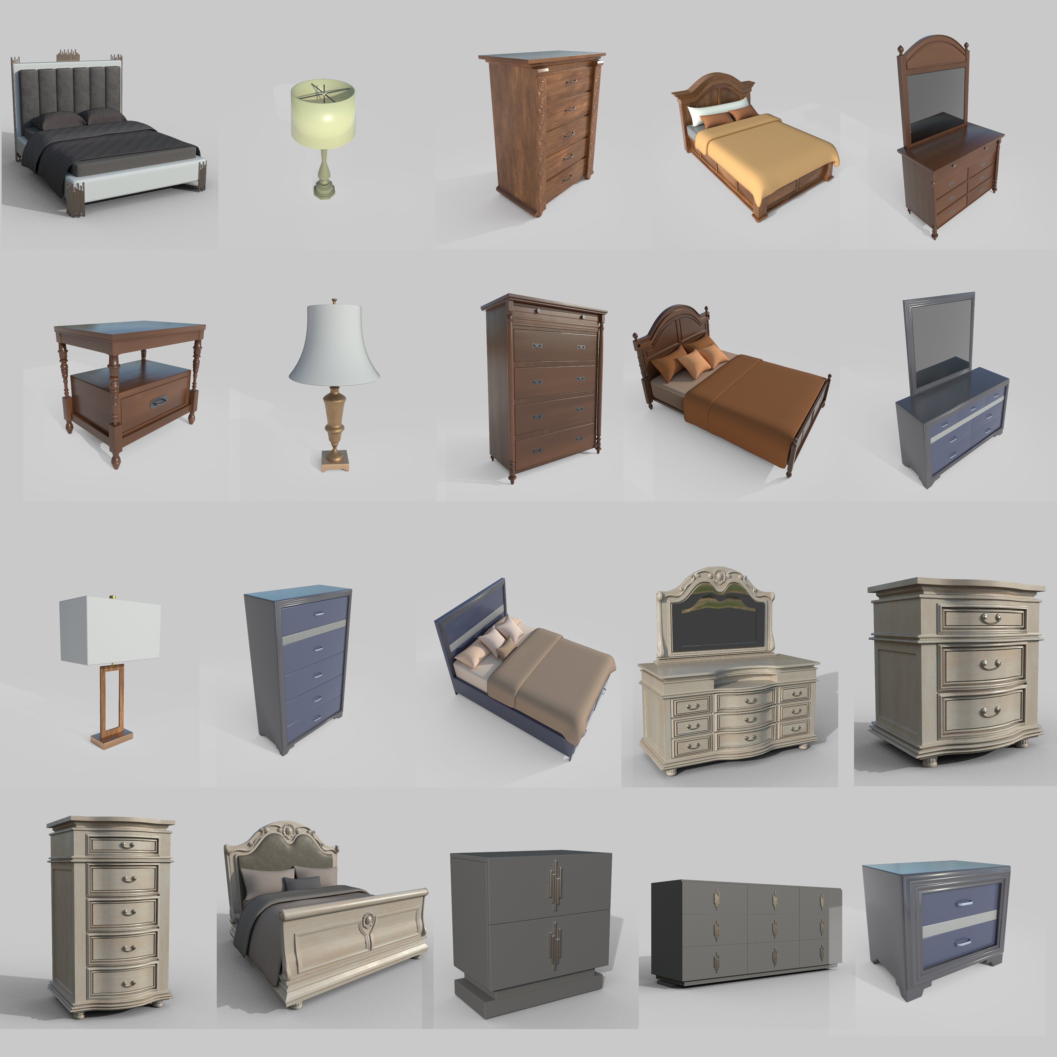 FG Furniture Set | Daz 3D