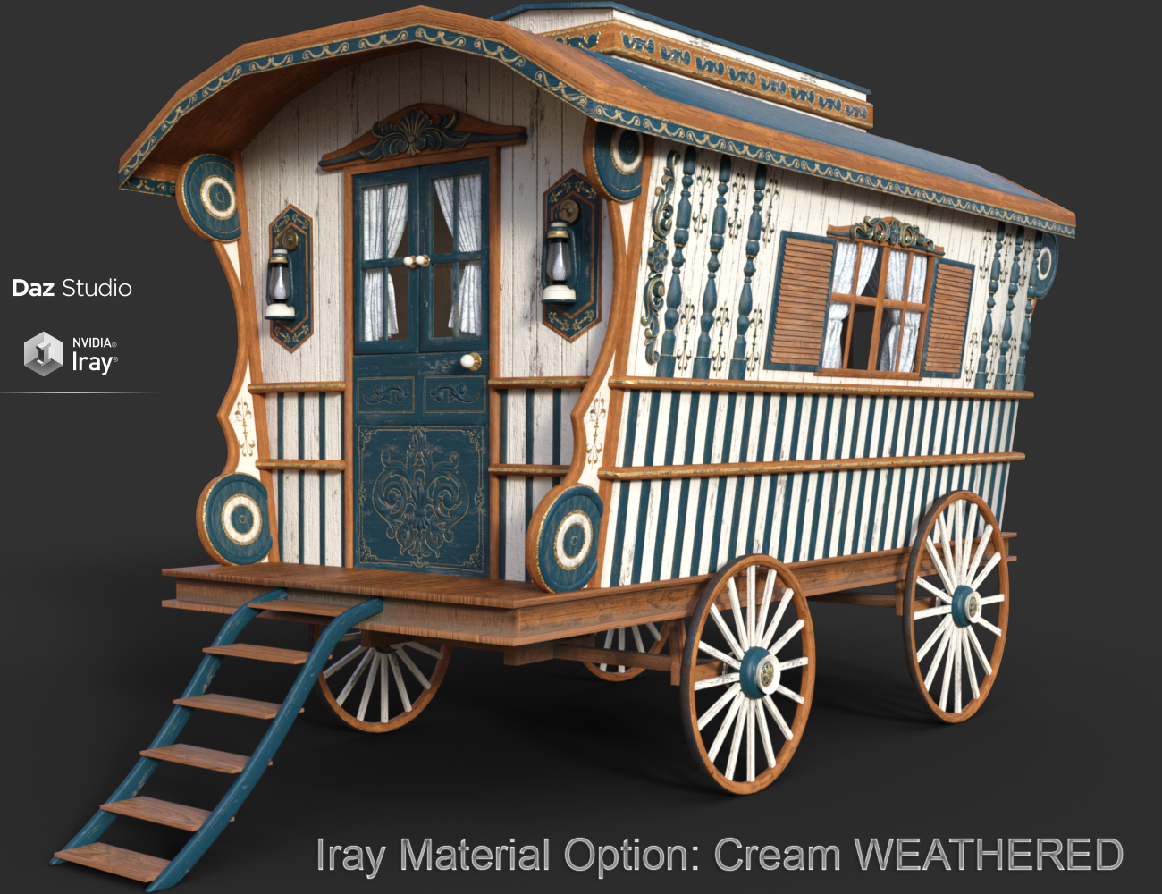 Ornate Wagon by: Nikisatez, 3D Models by Daz 3D