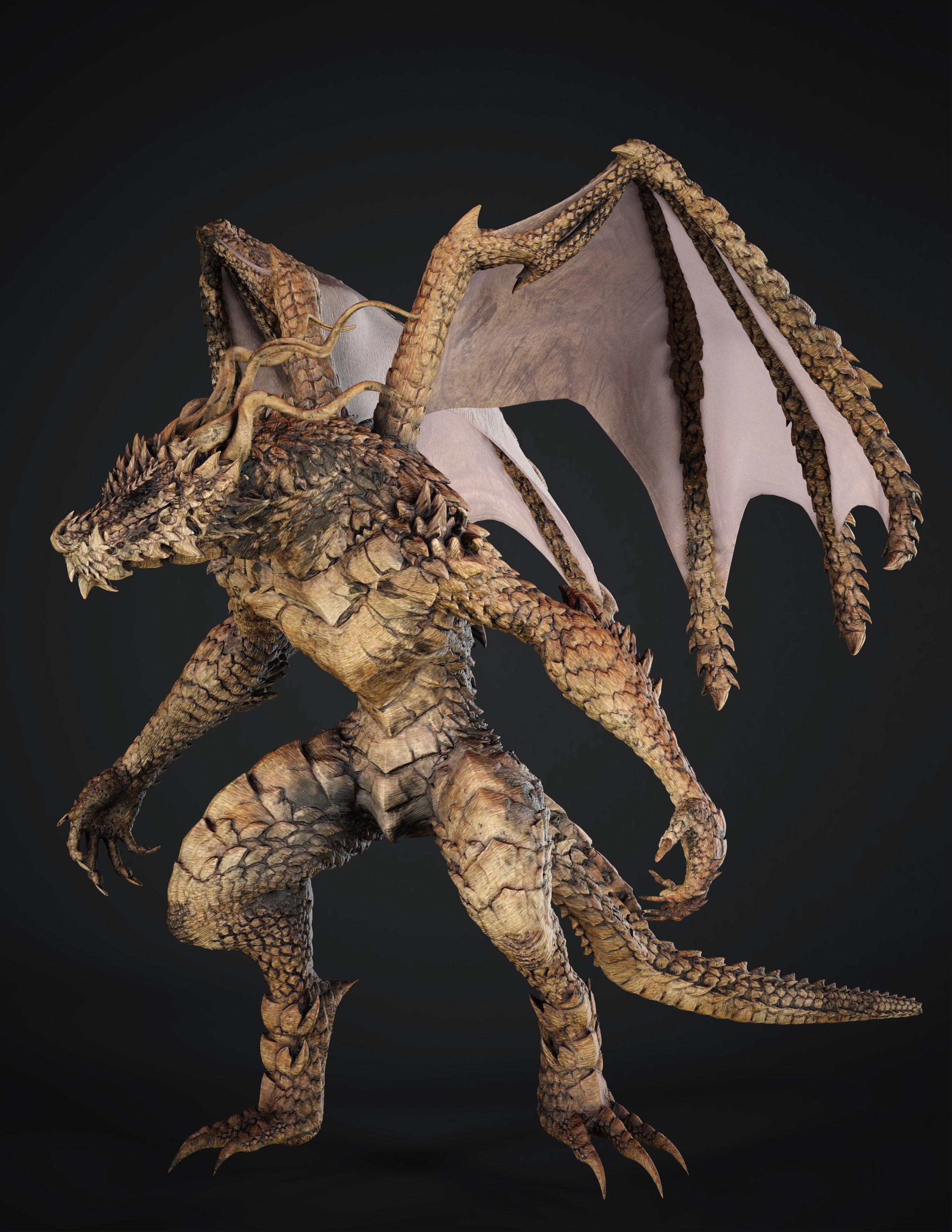 Zmeu Textures for Drago by: Moonscape GraphicsSade, 3D Models by Daz 3D