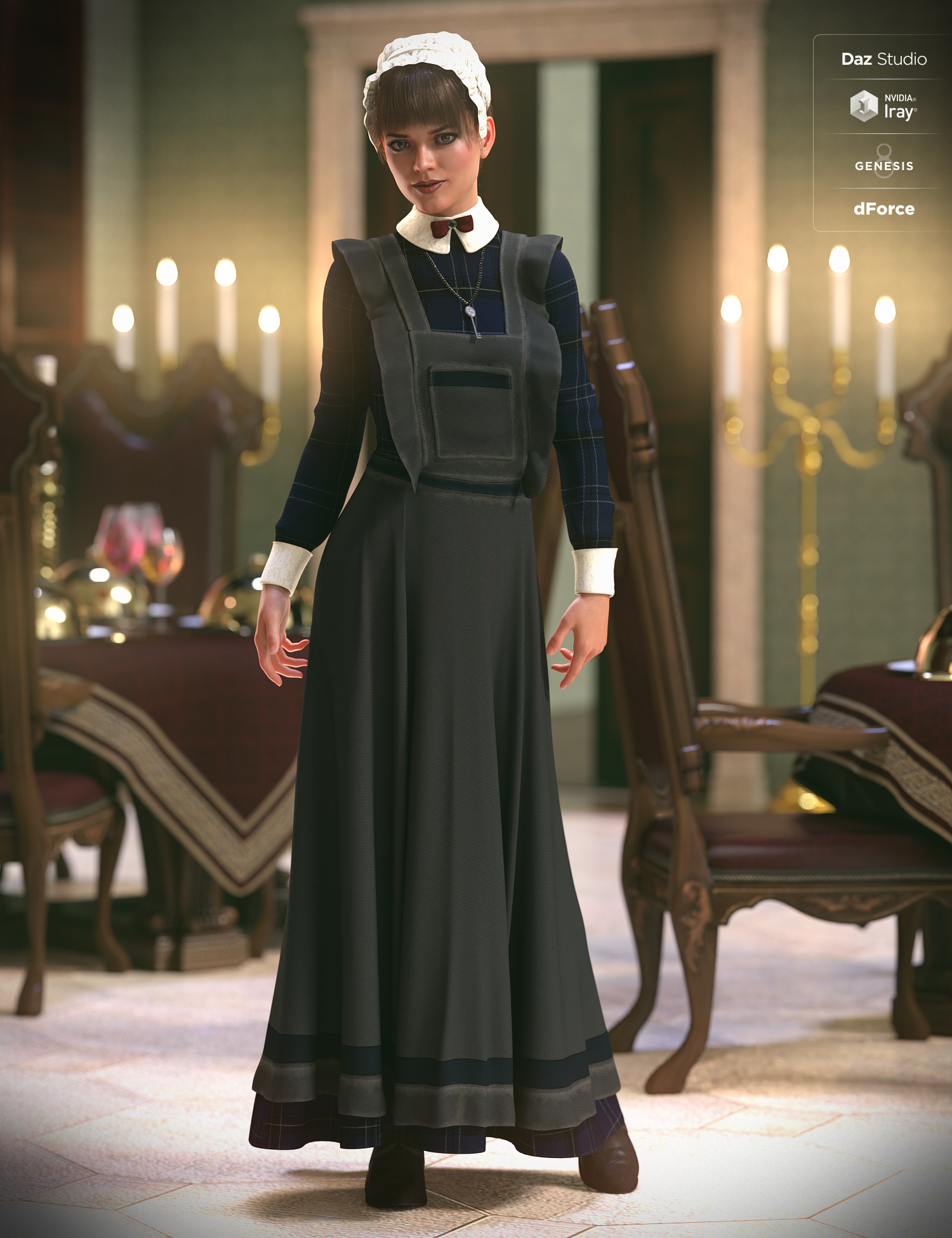 UD Chamber-Maid UD Chamber-Maid by: Arien, 3D Models by Daz 3D
