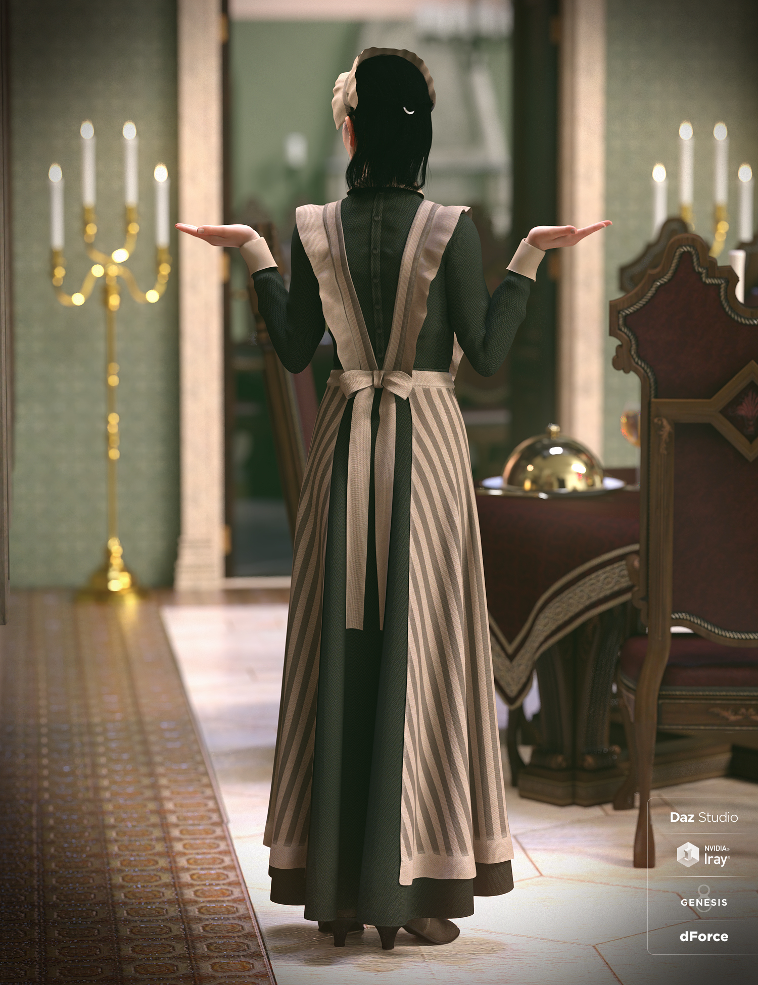 UD Chamber-Maid UD Chamber-Maid by: Arien, 3D Models by Daz 3D