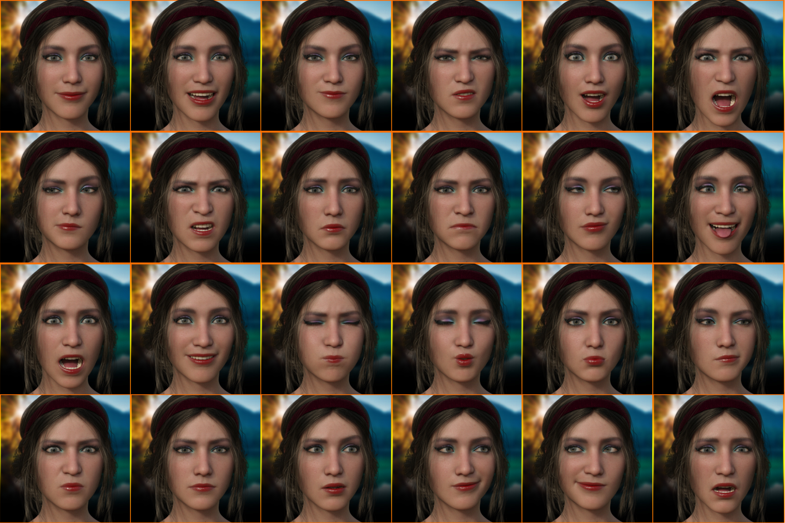 Emotional Response: Mix and Match Expressions for Genesis 8.1 Female by: Skyewolf, 3D Models by Daz 3D