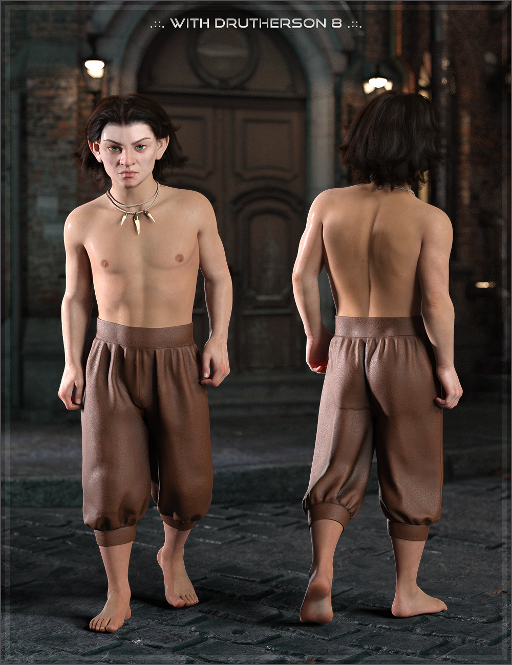Copper Twinklefoot for Genesis 8 Male and Drutherson 8 by: OziChickhotlilme74, 3D Models by Daz 3D