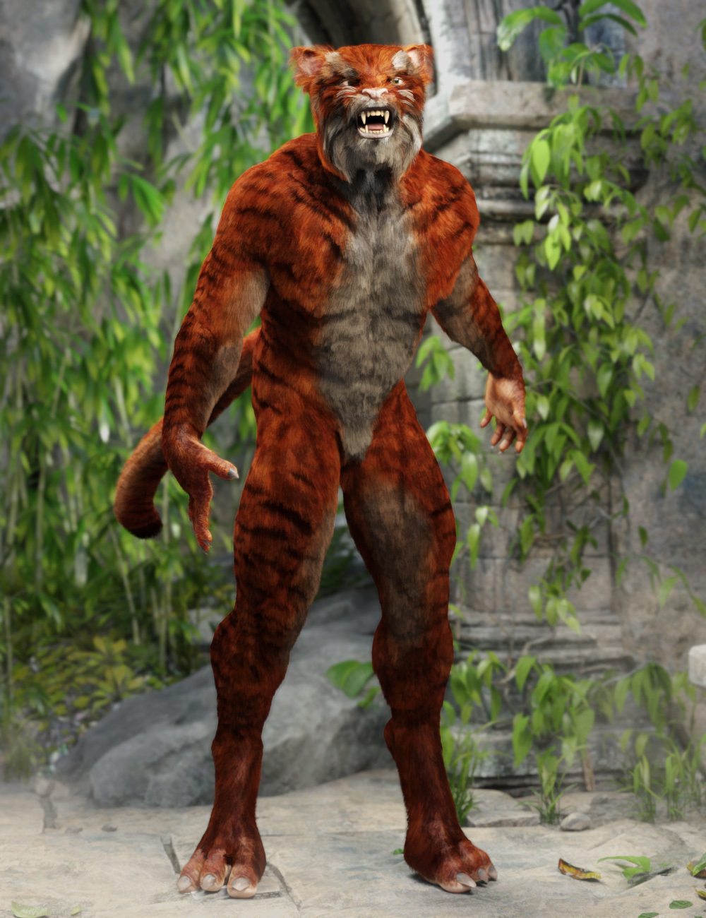 Cat Beast with dForce Hair for Genesis 8 Male Cat Beast with dForce Hair for Genesis 8 Male by: RawArt, 3D Models by Daz 3D