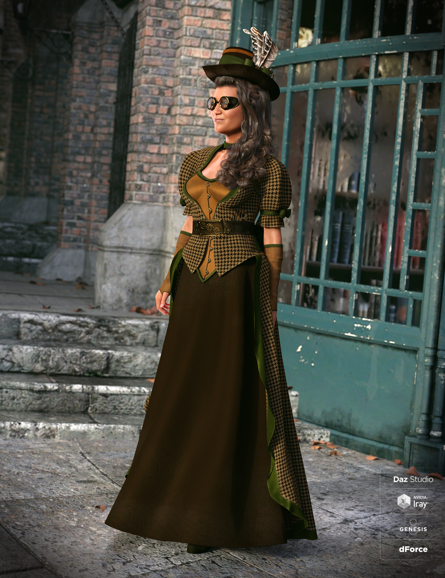 UD Steampunk Fashion UD Steampunk Fashion by: Arien, 3D Models by Daz 3D