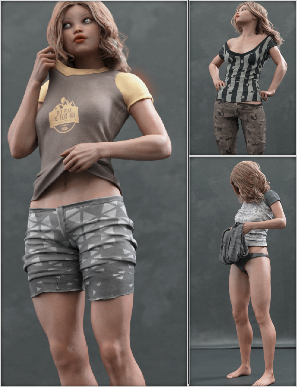 Everyday 2 Daily Poses and Clothes Vol.1 for Genesis 8 Female(s) by: Aeon Soul, 3D Models by Daz 3D