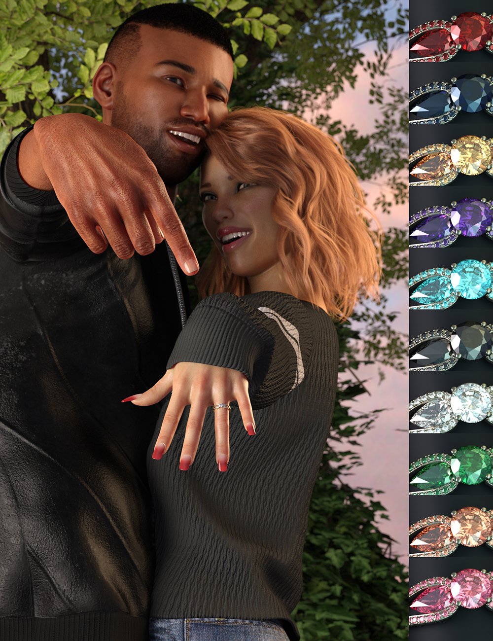 Pop The Question Props, Poses and Expressions For Genesis 8 and Genesis 8.1 Pop The Question Props, Poses and Expressions For Genesis 8 and Genesis 8.1 by: Skyewolf, 3D Models by Daz 3D