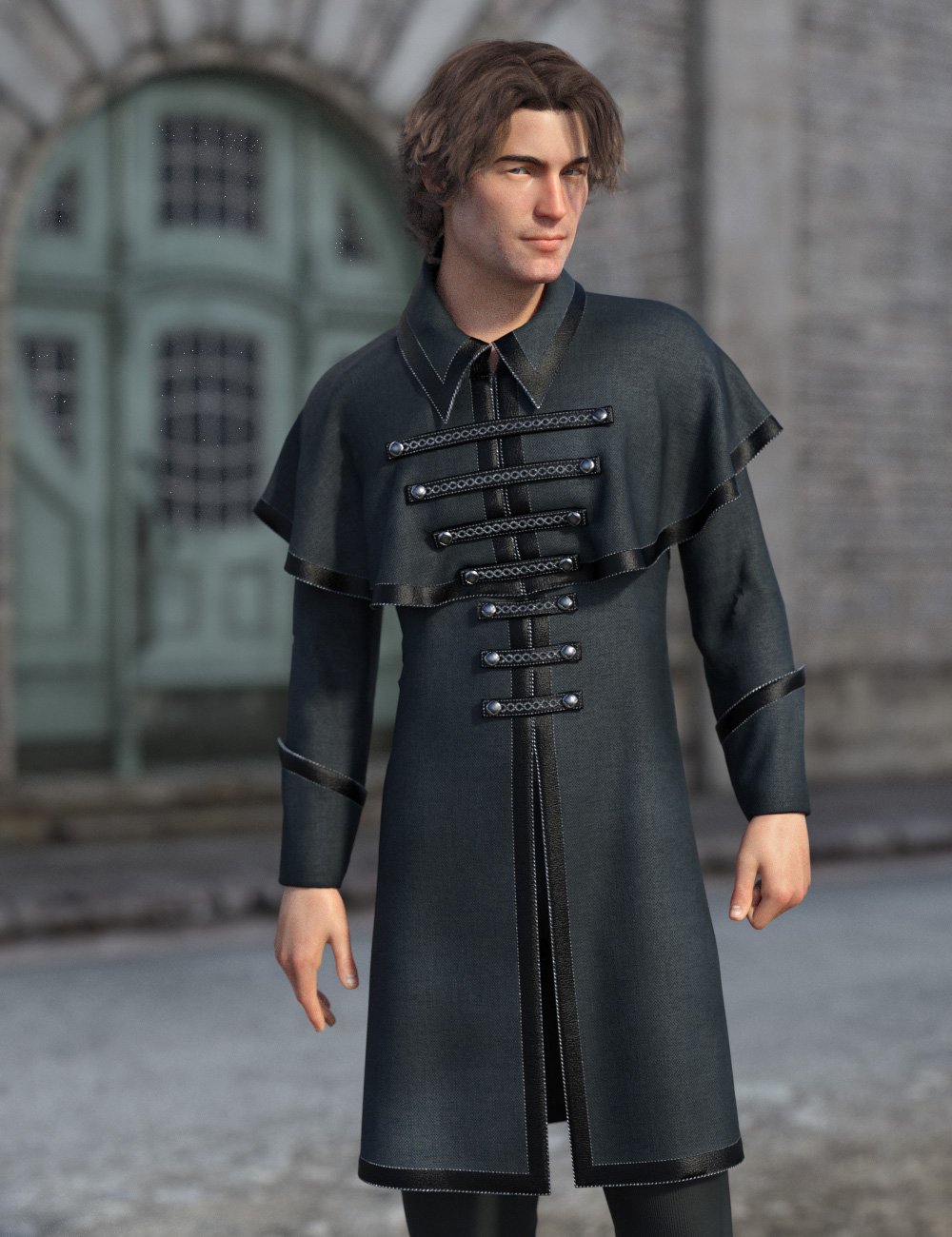 dForce Sophisticoat Outfit for Genesis 8 Males by: esha, 3D Models by Daz 3D