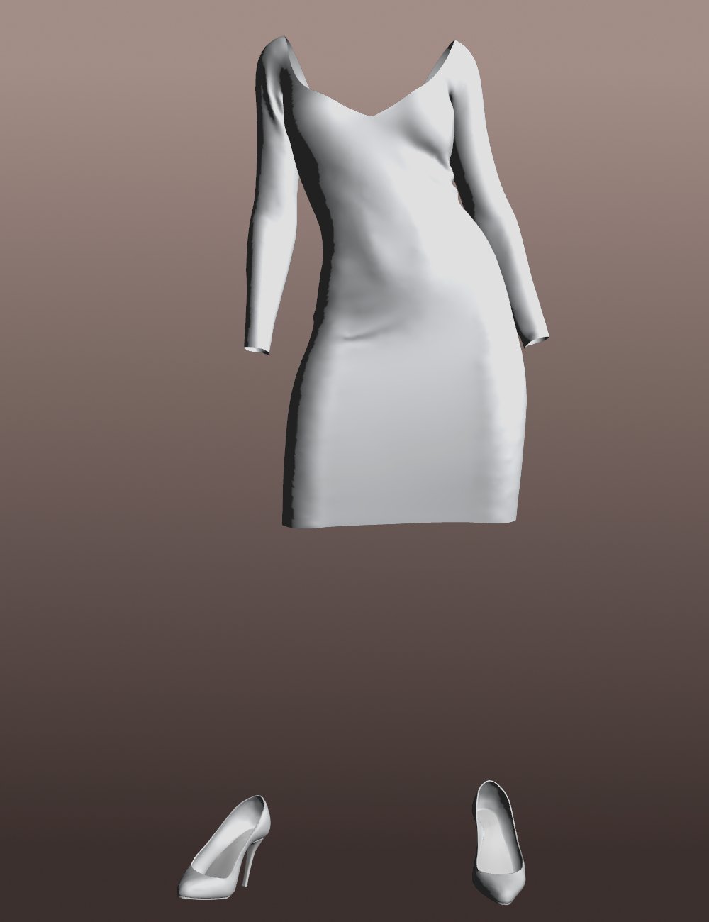 dForce Yule Dress for Genesis 8 Females by: Leviathan, 3D Models by Daz 3D