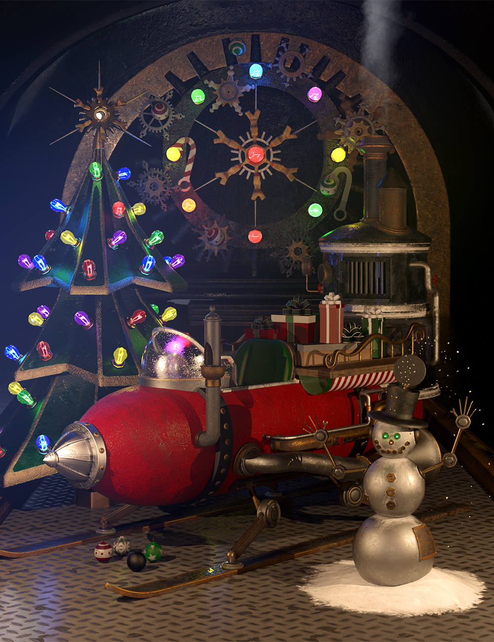 Junktown Holiday by: SR3, 3D Models by Daz 3D
