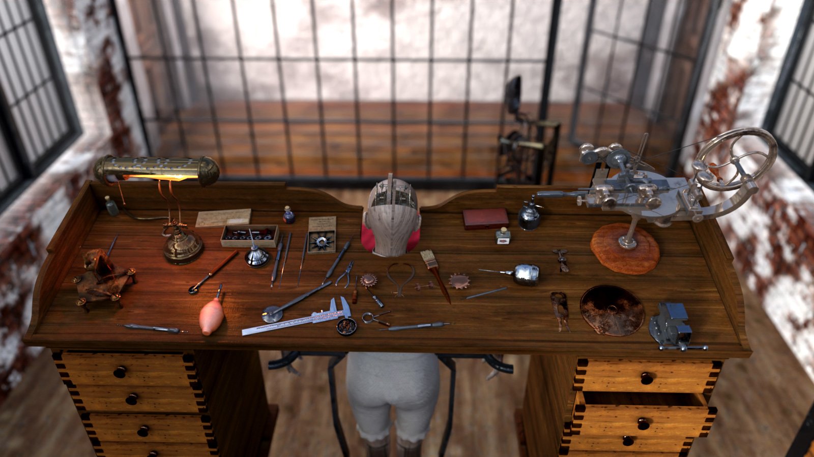 The Watchmaker and the Automaton by: Ansiko, 3D Models by Daz 3D