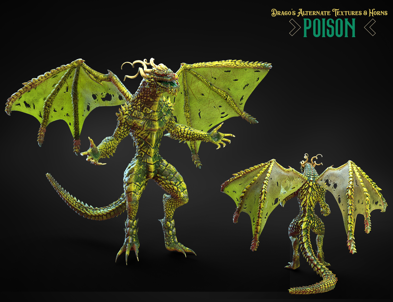 Drago's Alternate Textures and Horns Drago's Alternate Textures and Horns by: FenixPhoenixEsid, 3D Models by Daz 3D