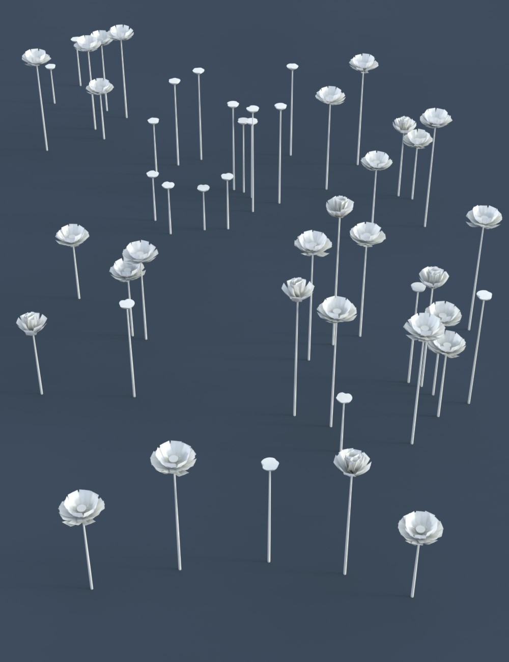 Sacred Lotus Plants by: MartinJFrost, 3D Models by Daz 3D