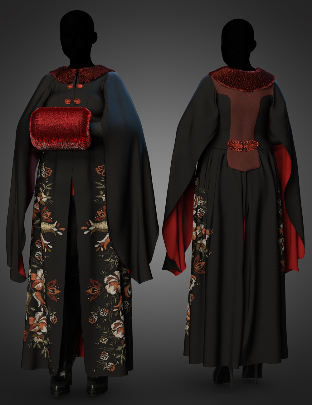 dForce Winter Splendor Outfit Textures by: Moonscape GraphicsSade, 3D Models by Daz 3D