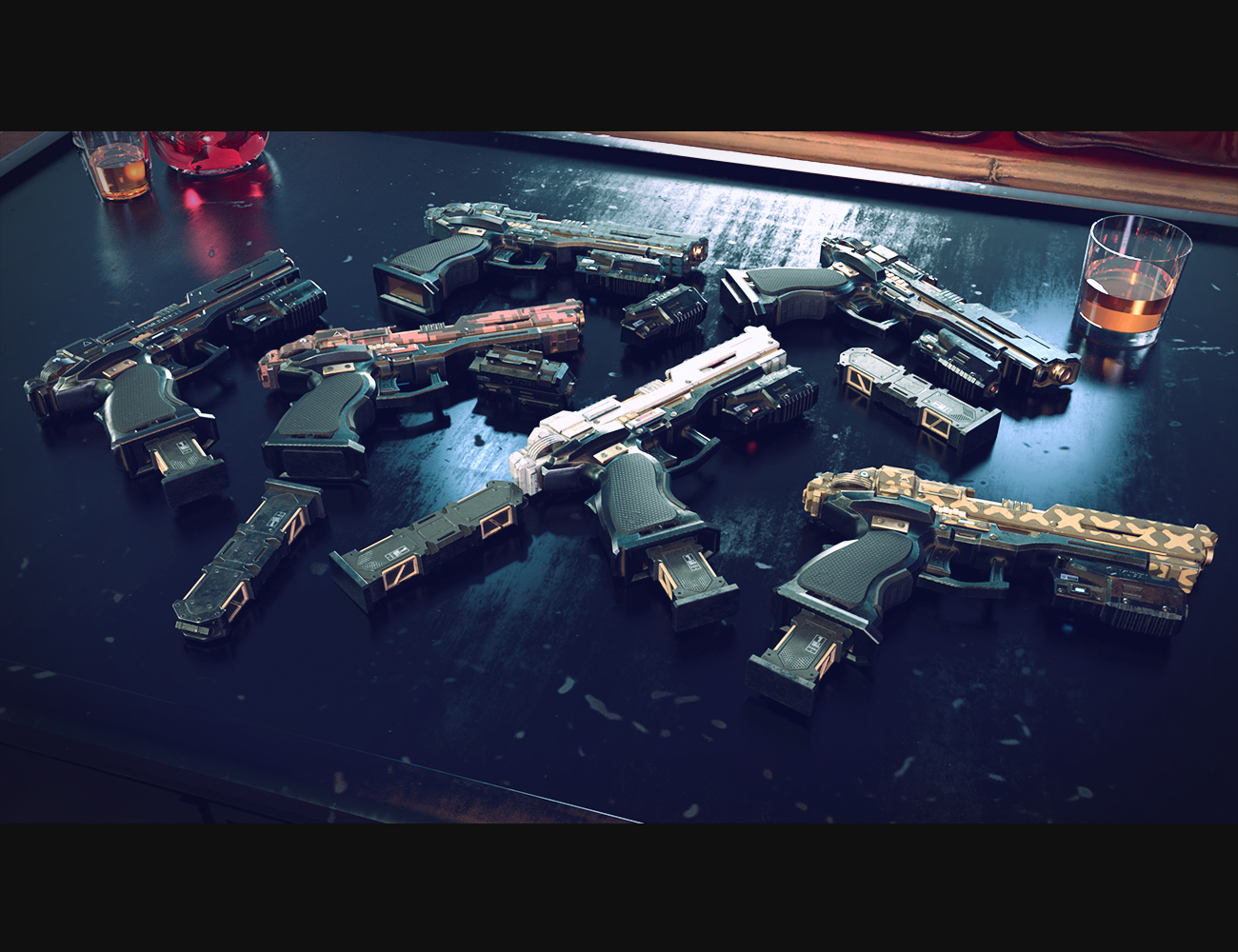 Cyberpunk Pistol Cyberpunk Pistol by: Polish, 3D Models by Daz 3D