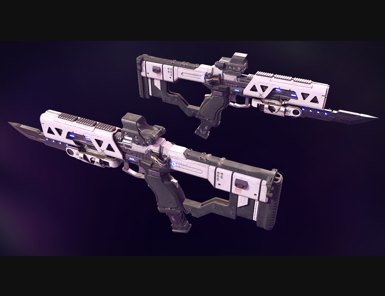 Cyberpunk Pistol SMG Cyberpunk Pistol SMG by: Polish, 3D Models by Daz 3D