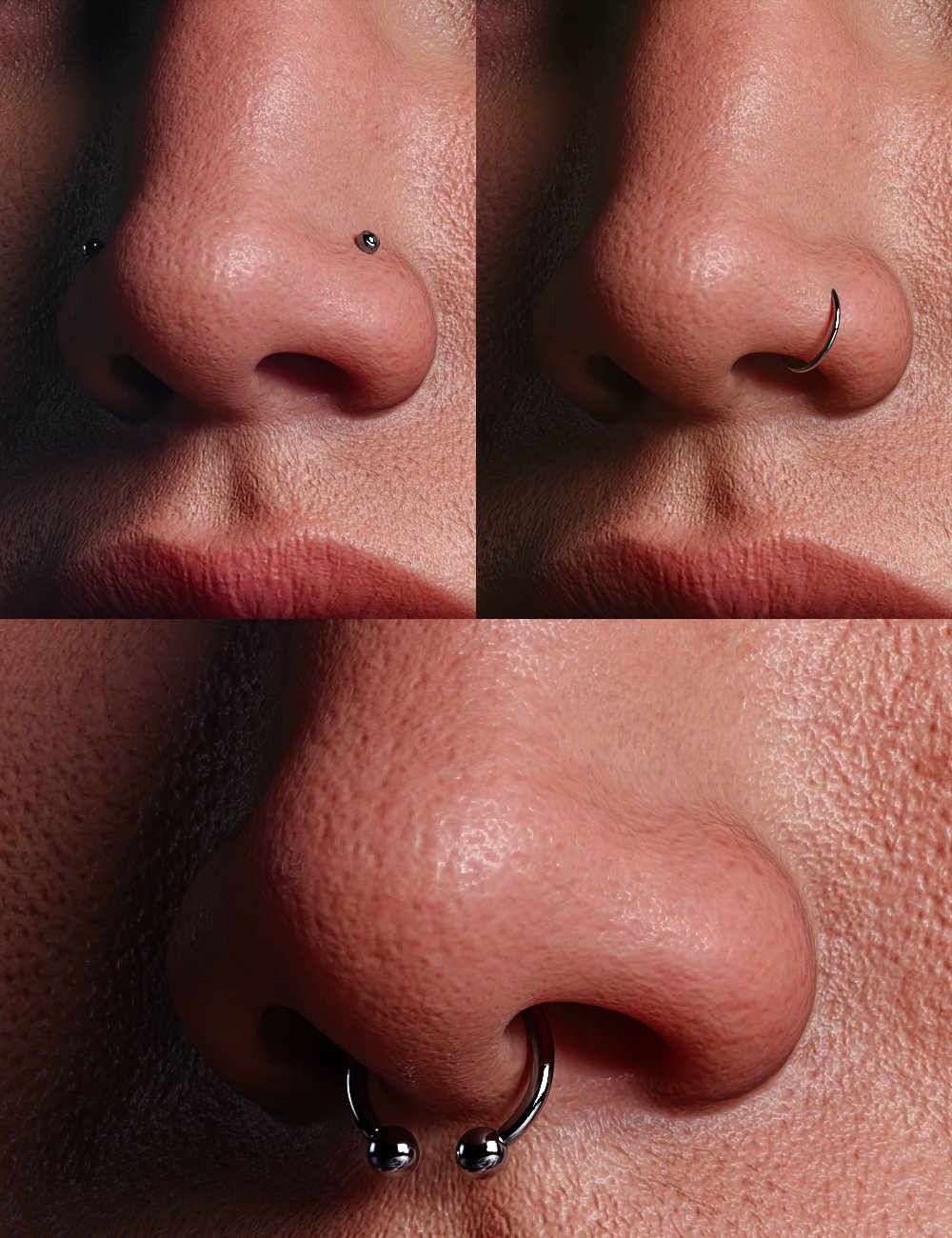 Vario Piercing for Genesis 8.1 Male Vario Piercing for Genesis 8.1 Male by: Arki, 3D Models by Daz 3D