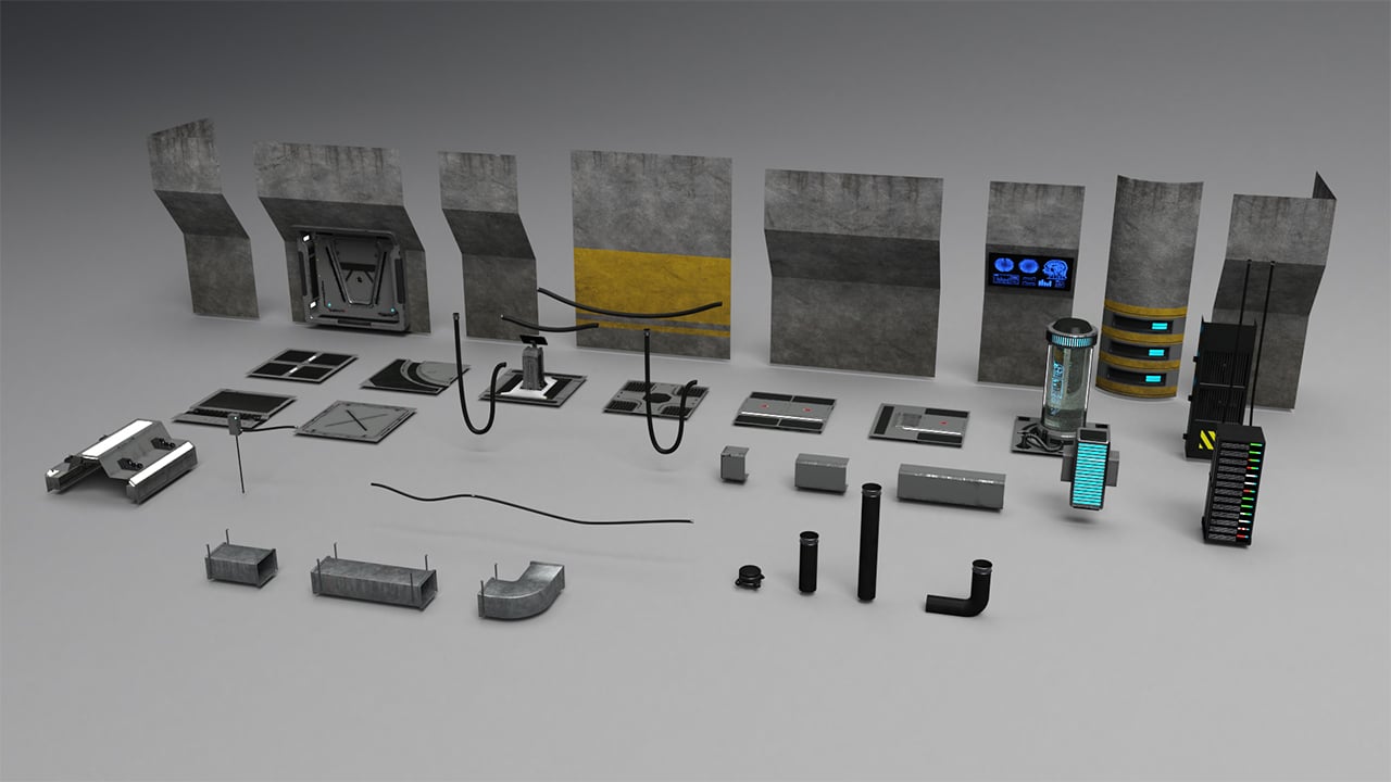 Biogen Laboratory Biogen Laboratory by: Mely3D, 3D Models by Daz 3D