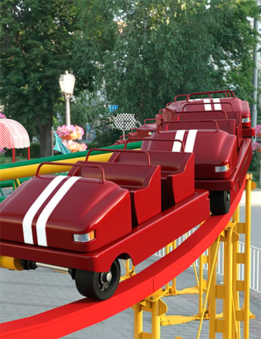 Amusement Park - Roller Coaster