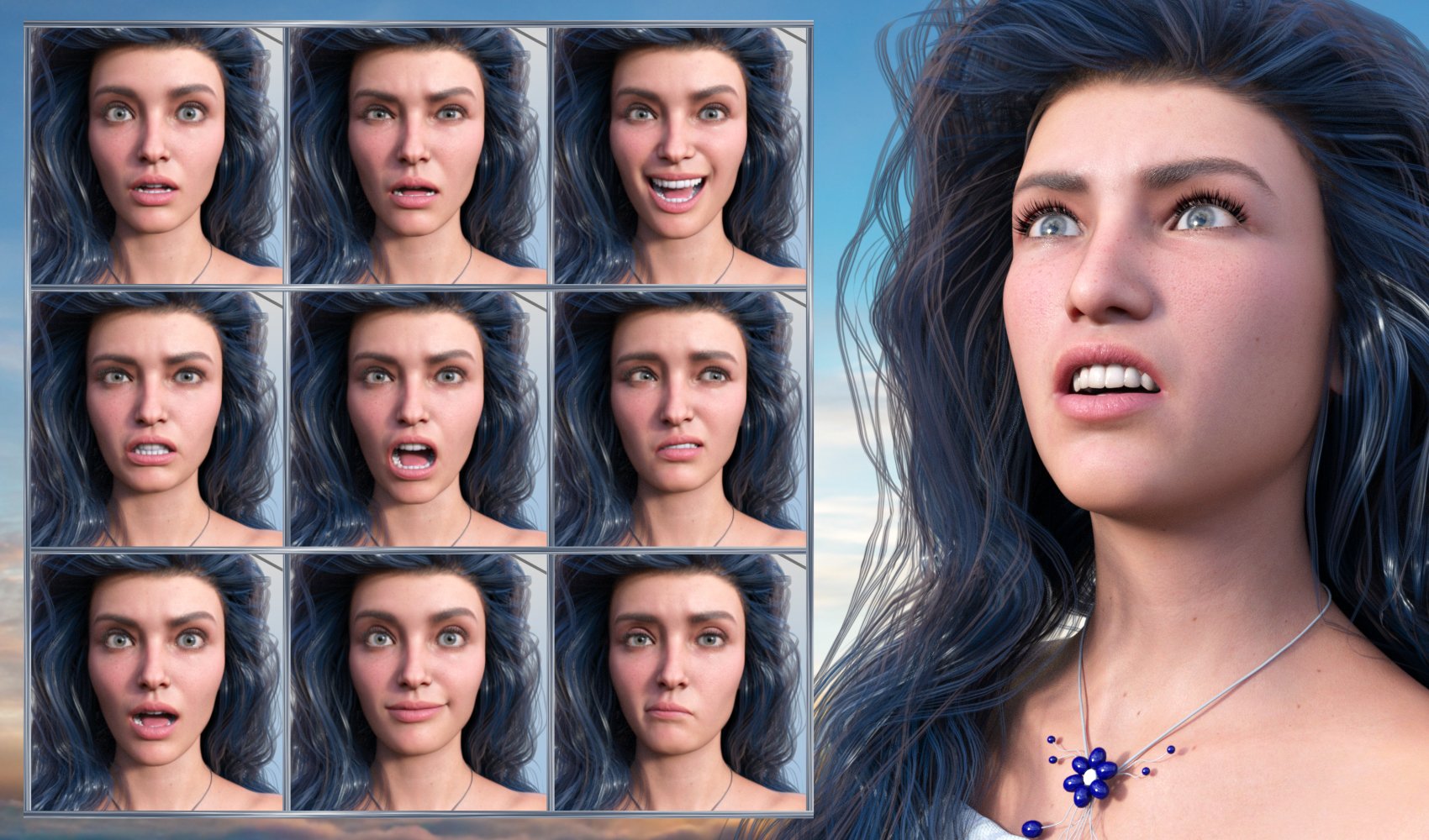 New Faces - Expressions for Genesis 8.1 Female and Victoria 8.1 New Faces - Expressions for Genesis 8.1 Female and Victoria 8.1 by: JWolf, 3D Models by Daz 3D
