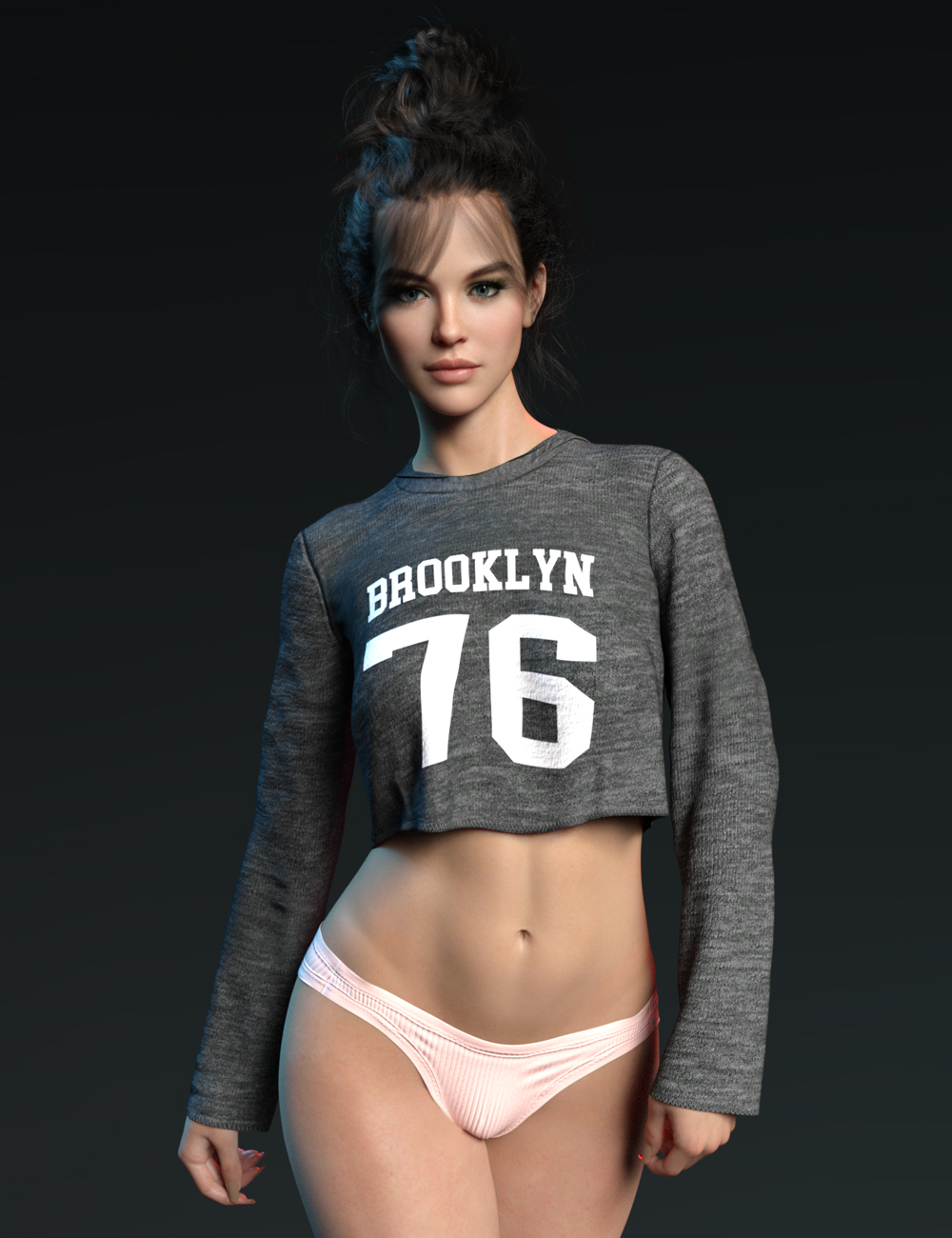 dForce X-Fashion Sweatshirt Set for Genesis 8 Females by: xtrart-3d, 3D Models by Daz 3D