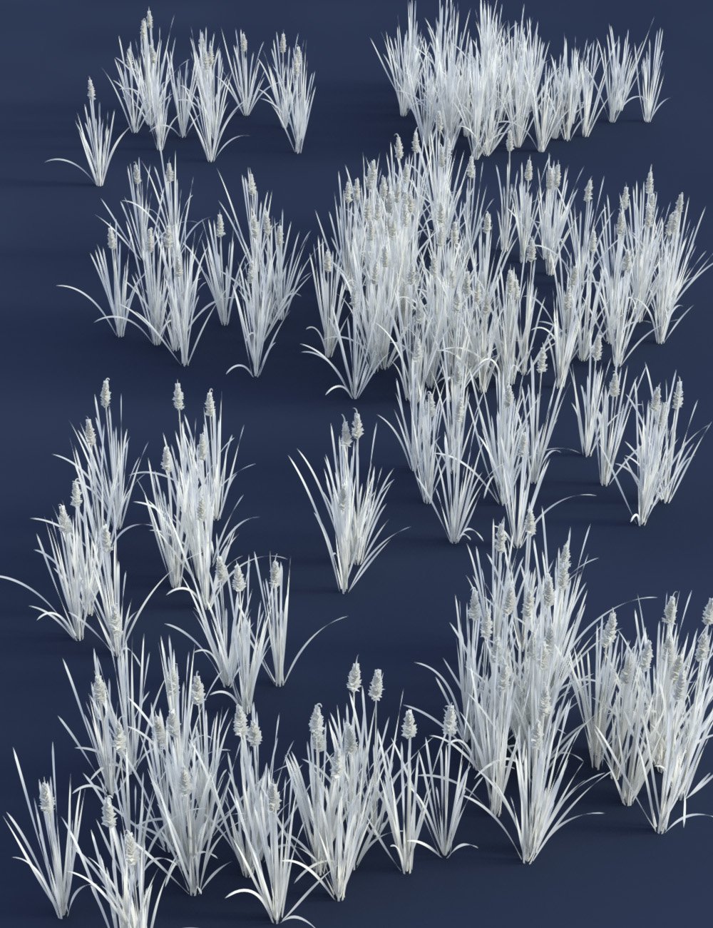 Bulrush Plants Bulrush Plants by: MartinJFrost, 3D Models by Daz 3D