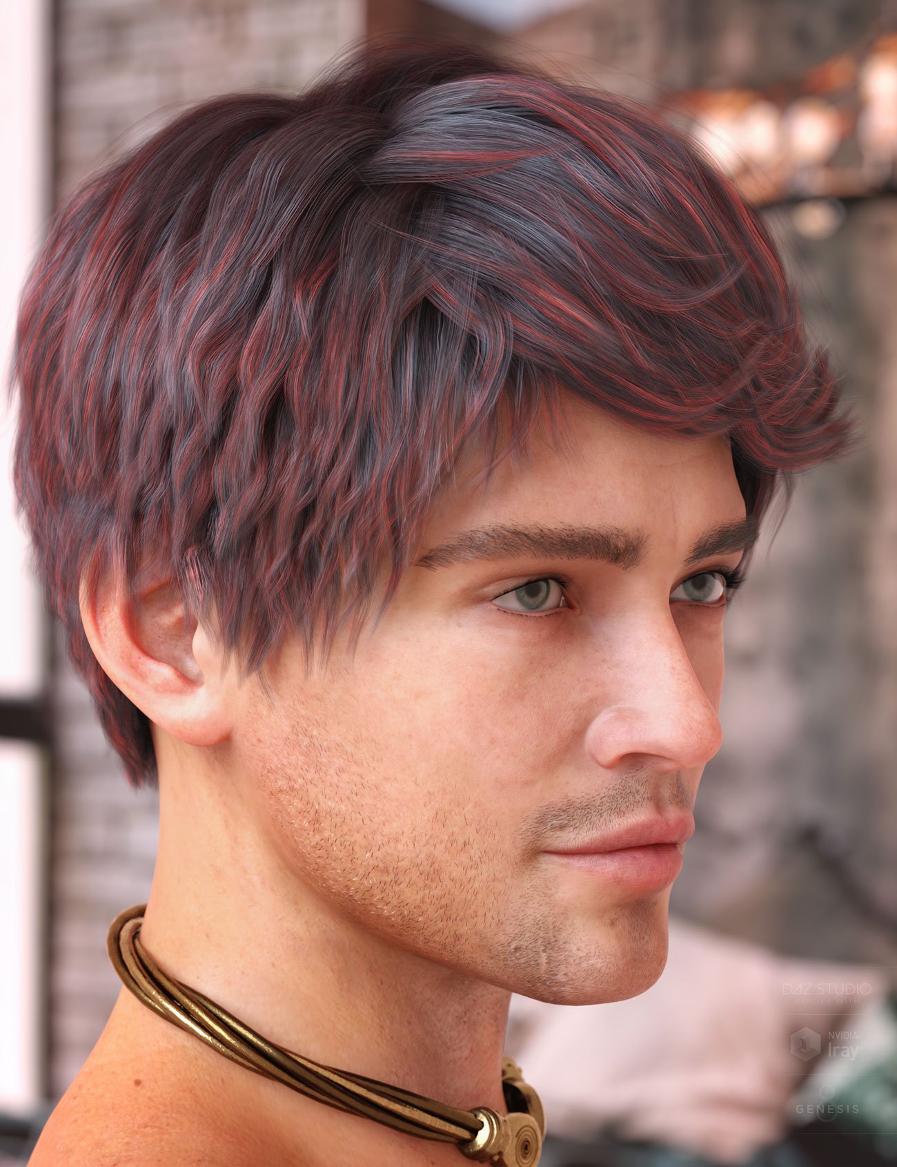 Ajay Hair for Genesis 8 and 8.1