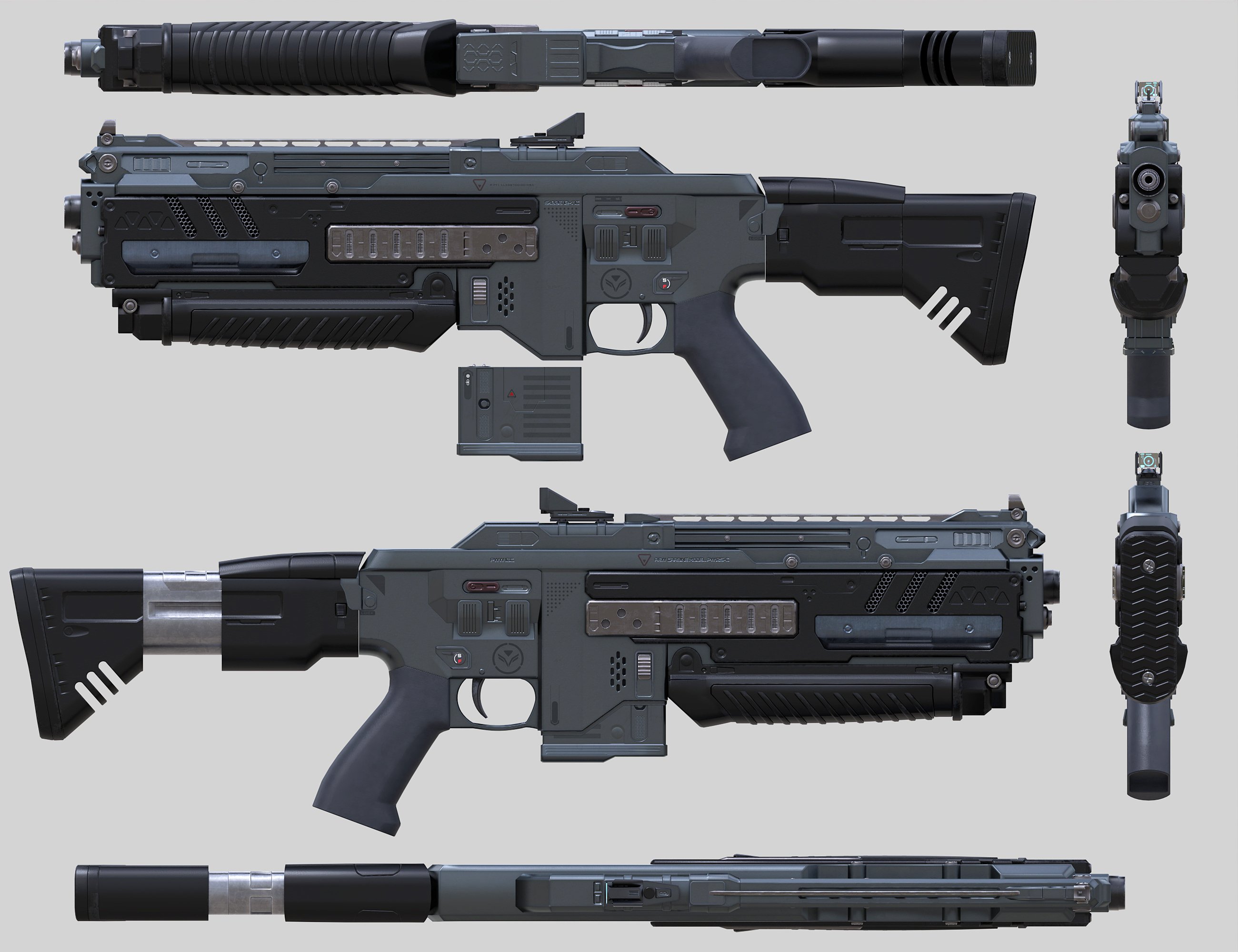 Sci-Fi Weapons Collection 3 by: Porsimo, 3D Models by Daz 3D