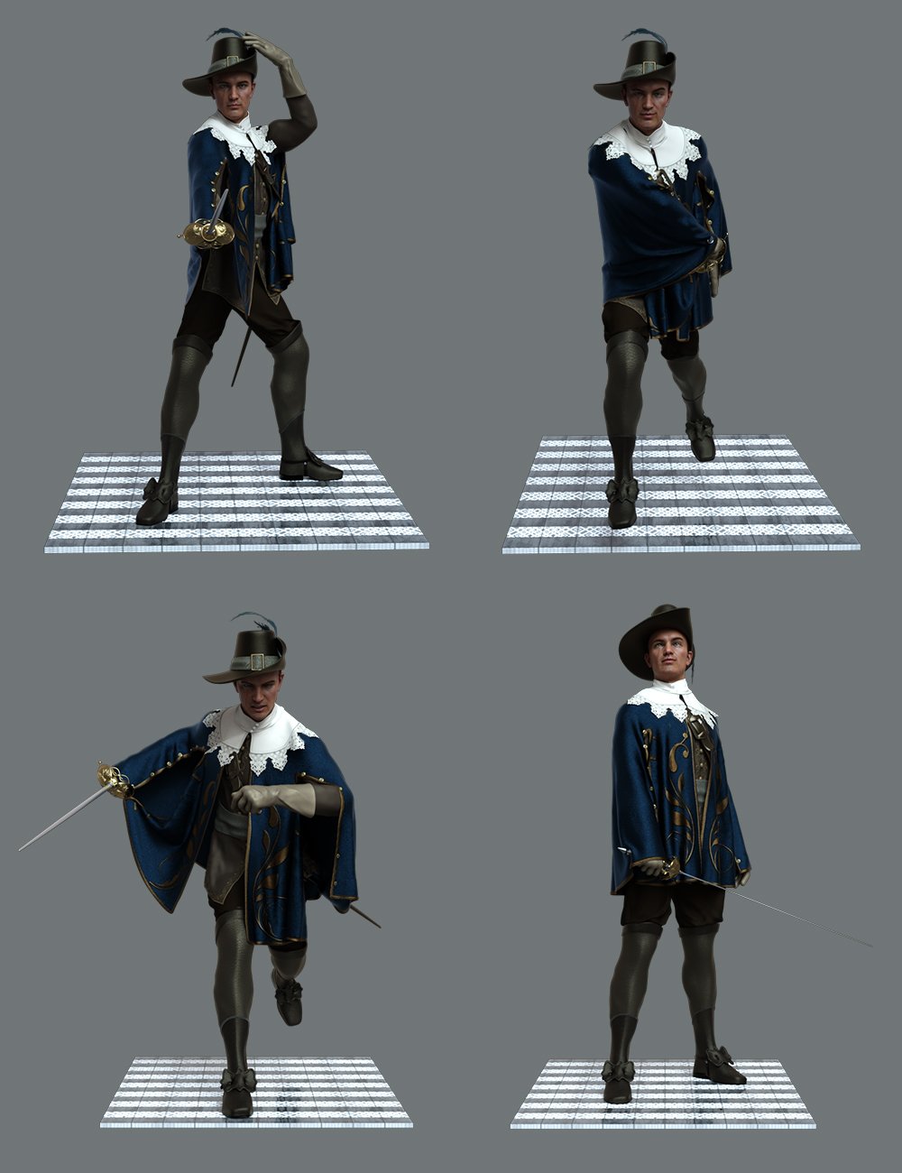 Dartagnan Poses for Genesis 8 Male Dartagnan Poses for Genesis 8 Male by: Ensary, 3D Models by Daz 3D