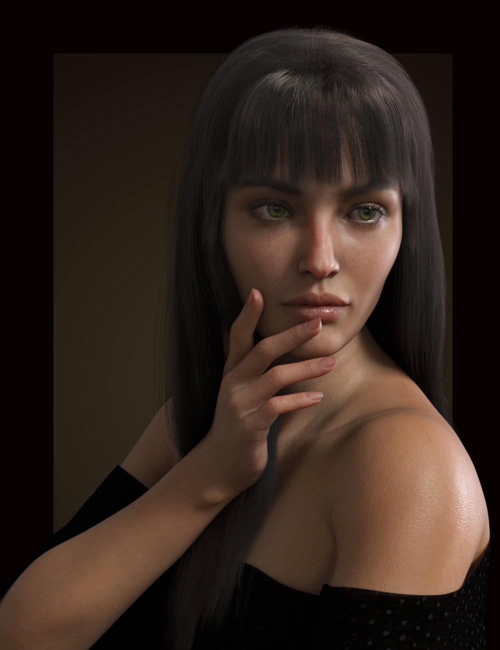 dforce Fringe Benefits Hair for Genesis 3 and 8.1 Female by: chevybabe25, 3D Models by Daz 3D