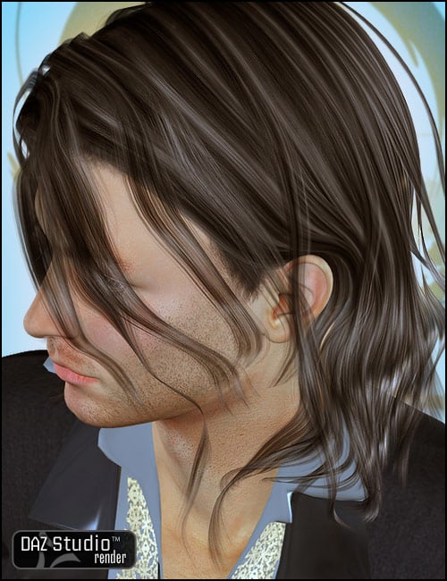 Mark Hair by: SWAMgoldtassel, 3D Models by Daz 3D