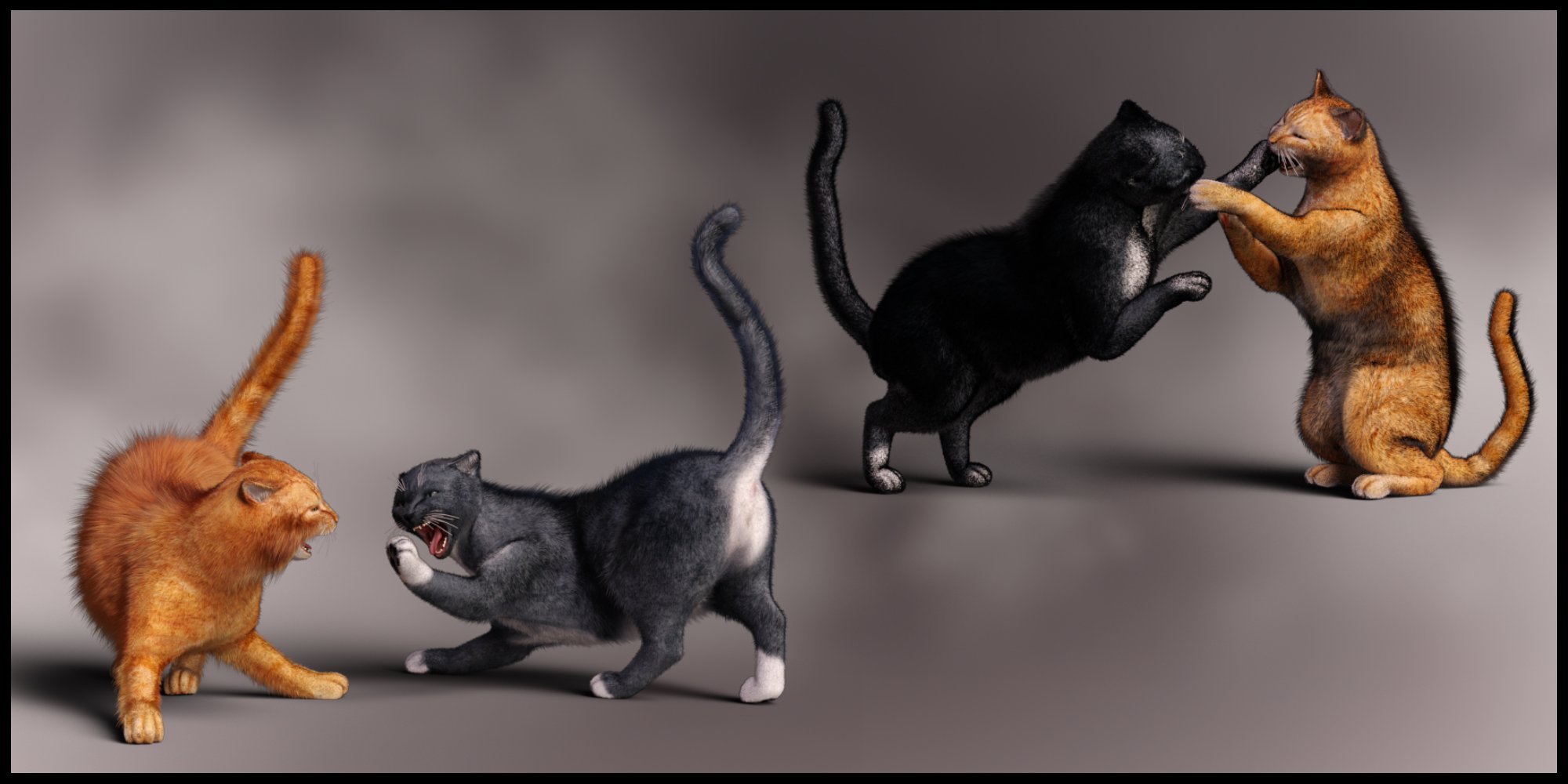 Casual Cat for Daz House Cat Casual Cat for Daz House Cat by: lunchlady, 3D Models by Daz 3D