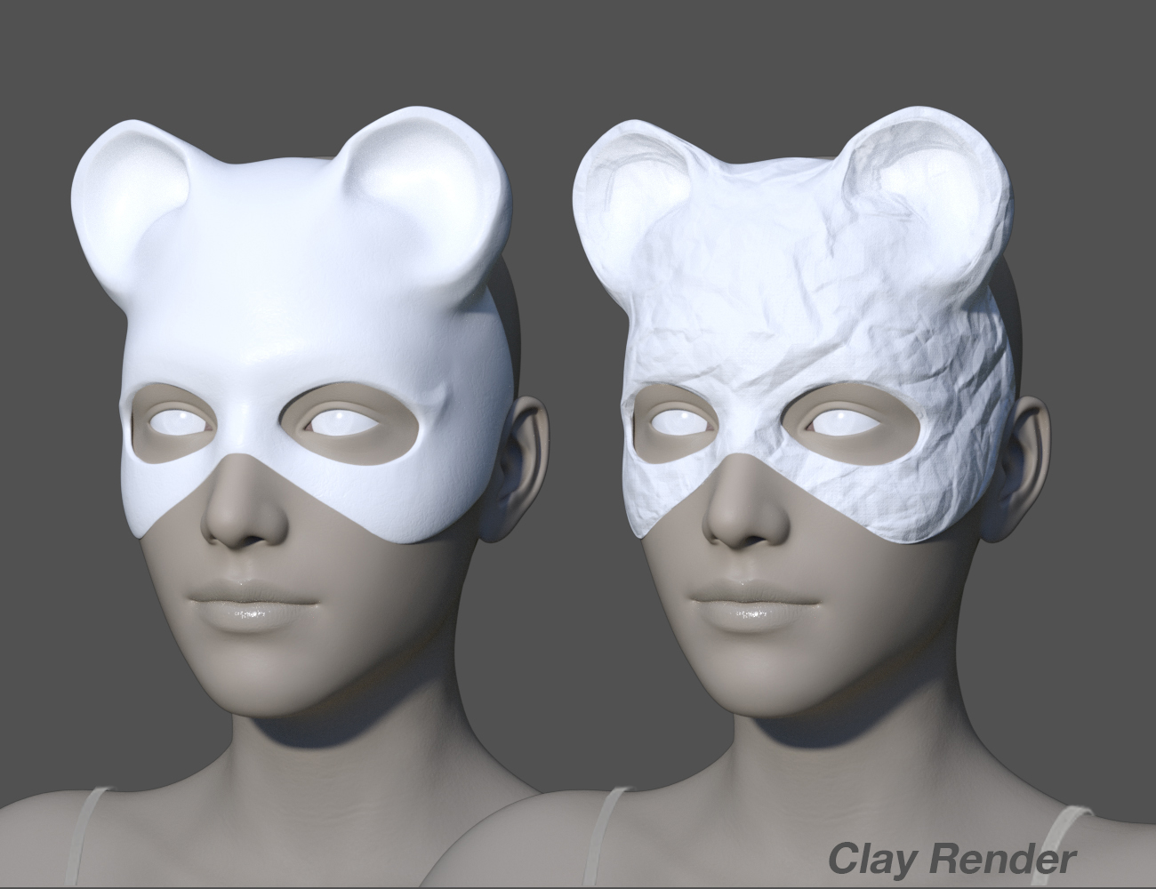 Animal Masks for Genesis 8 Female by: G.Dalton, 3D Models by Daz 3D