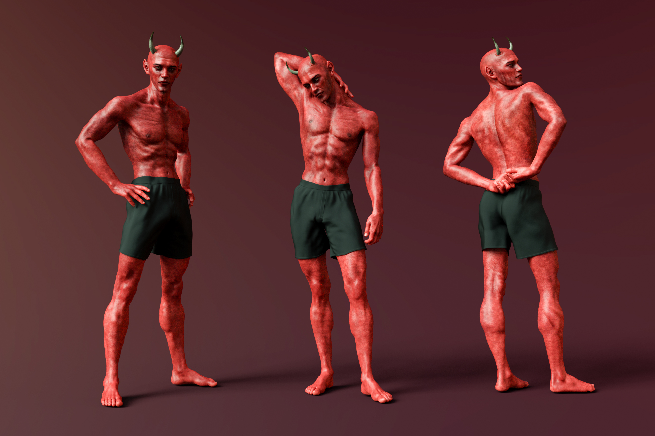 Classic Diablo for Torment 8 Character, Hair Set and Outfit by: Matari3D, 3D Models by Daz 3D
