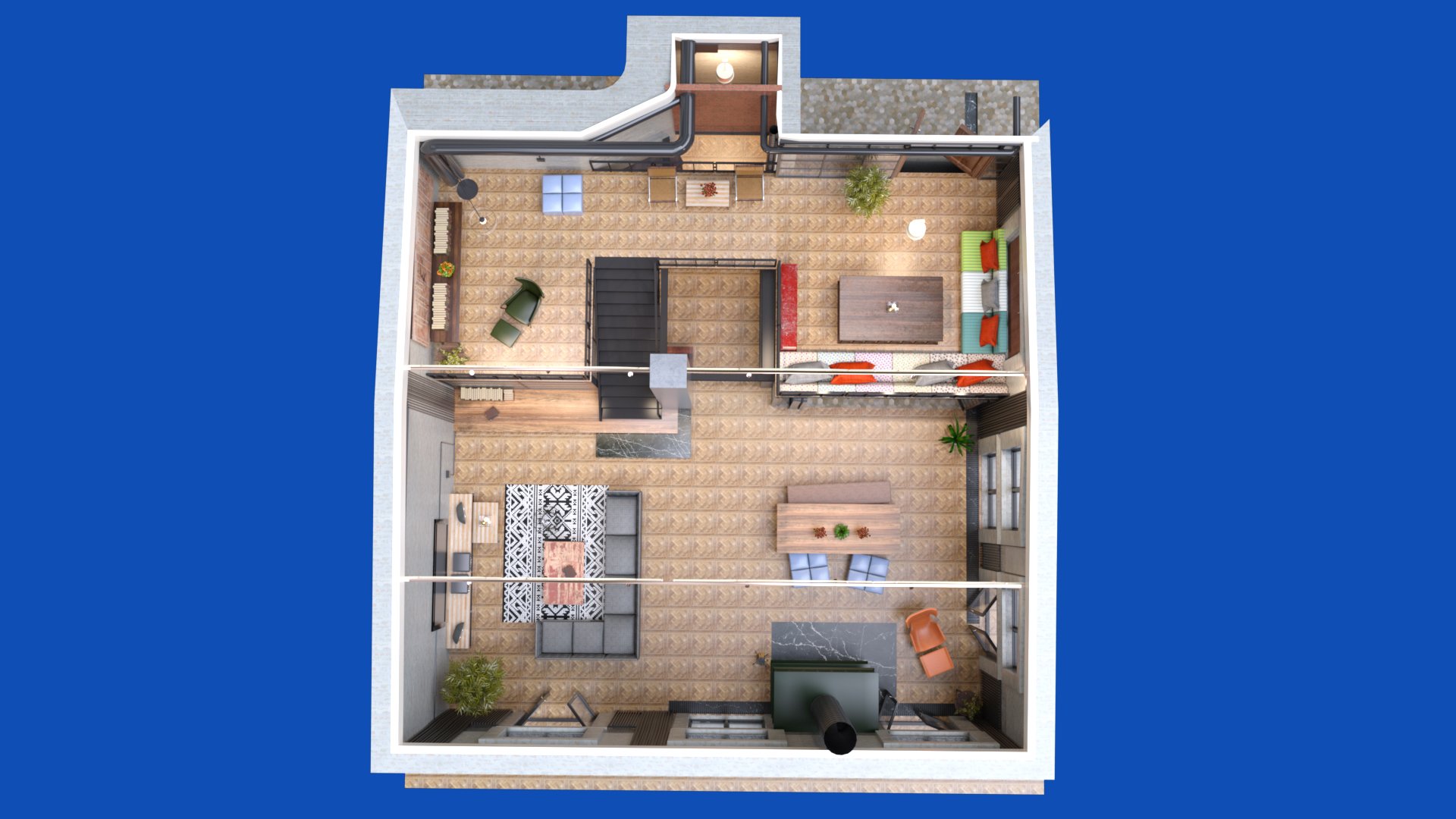 Timeless Loft Timeless Loft by: bituka3d, 3D Models by Daz 3D
