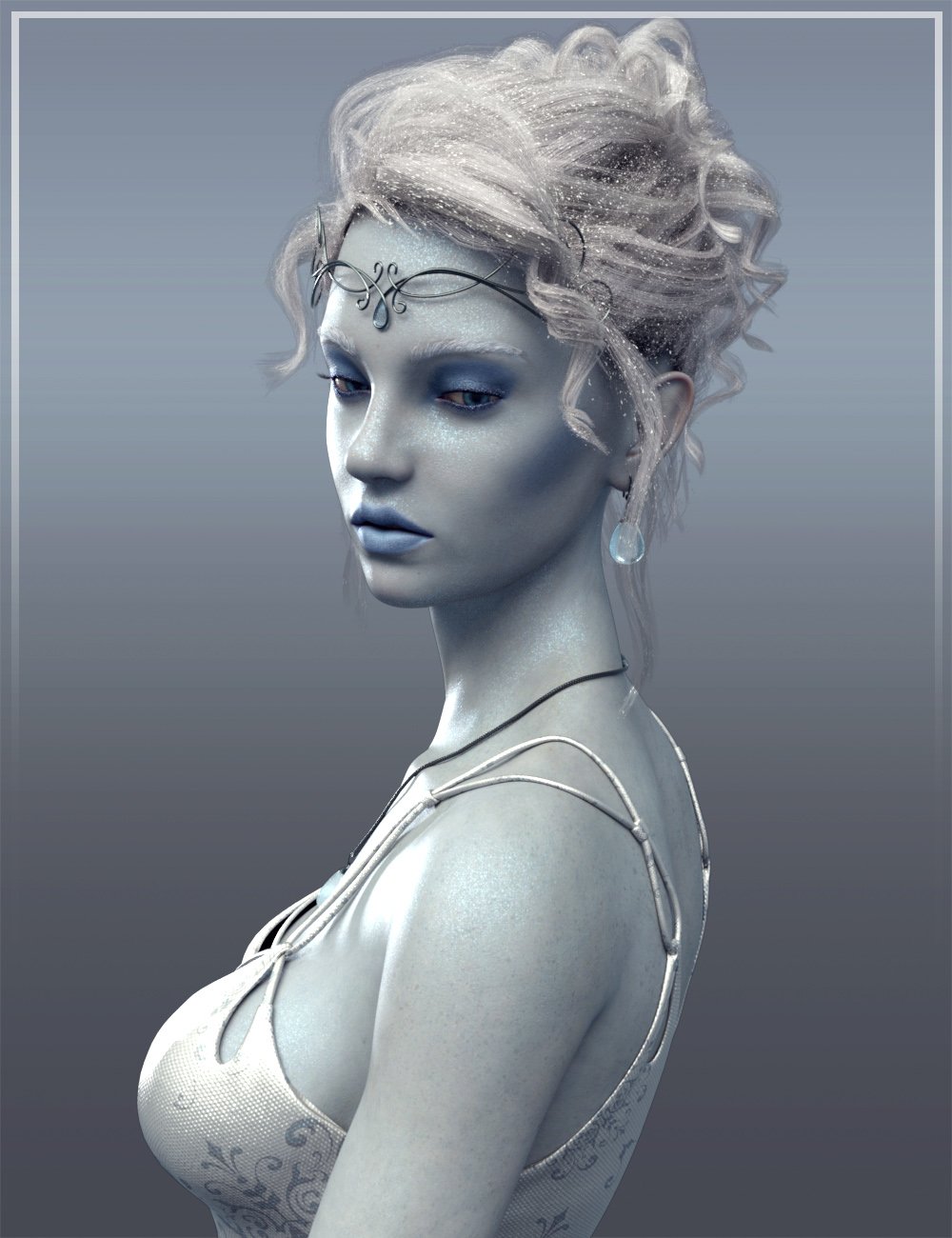 Frost Maiden HD for Genesis 8 Female by: Josh Crockett, 3D Models by Daz 3D