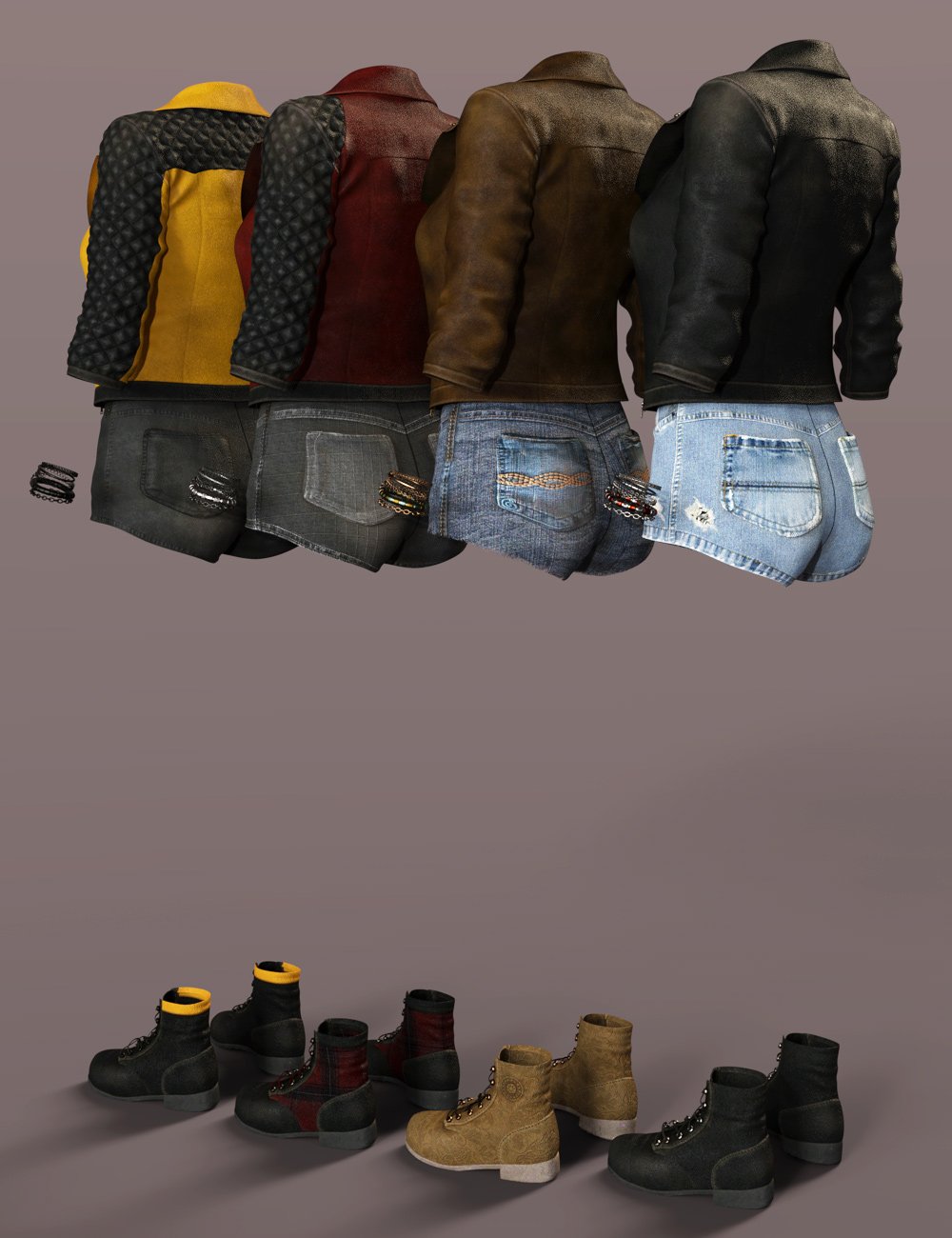 Summers End Outfit Textures Summers End Outfit Textures by: Arien, 3D Models by Daz 3D