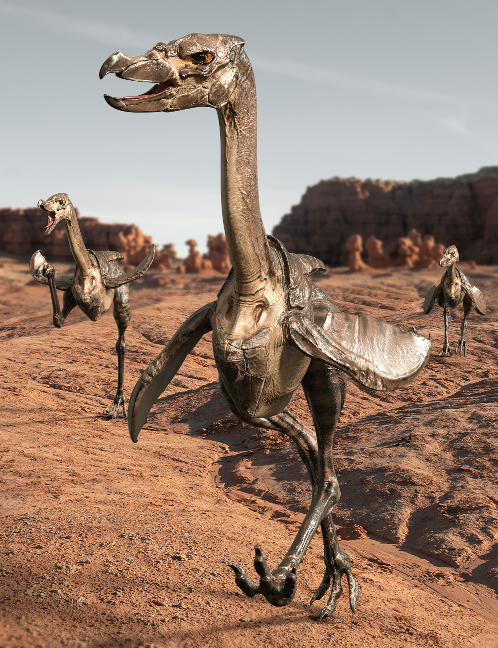 Raptor Bird by: midnight_stories, 3D Models by Daz 3D