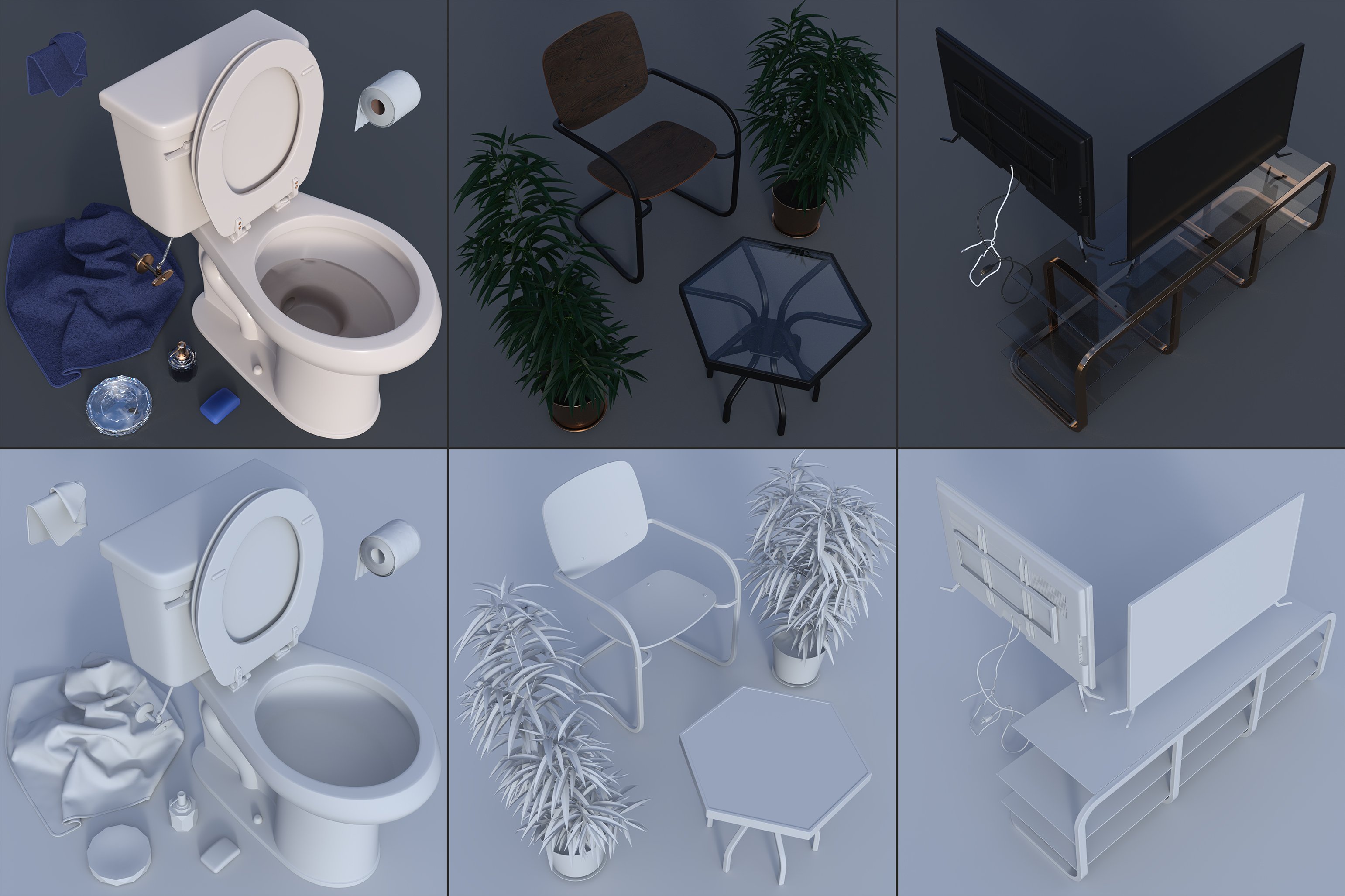 Crystal Loft Crystal Loft by: Hole, 3D Models by Daz 3D