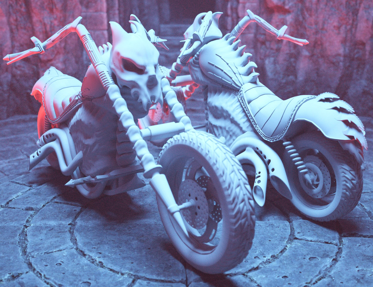 Hell Motorcycle by: Charlie, 3D Models by Daz 3D
